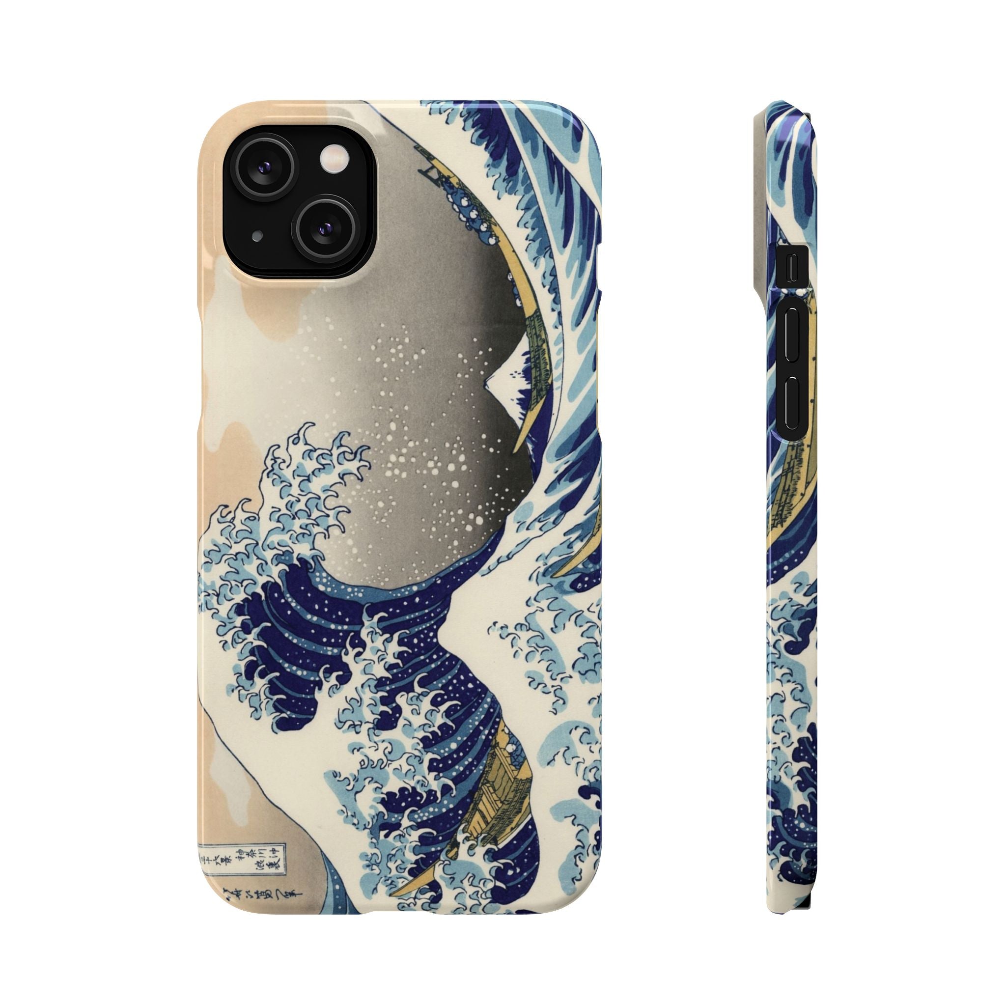 The Great Wave off Kanagawa by Hokusai - iPhone Slim Case
