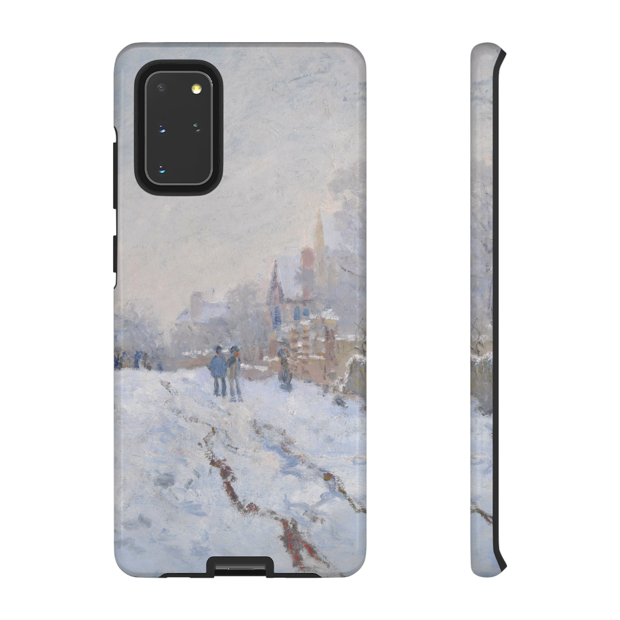 Snow Scene at Argenteuil by Claude Monet - Samsung Tough Case