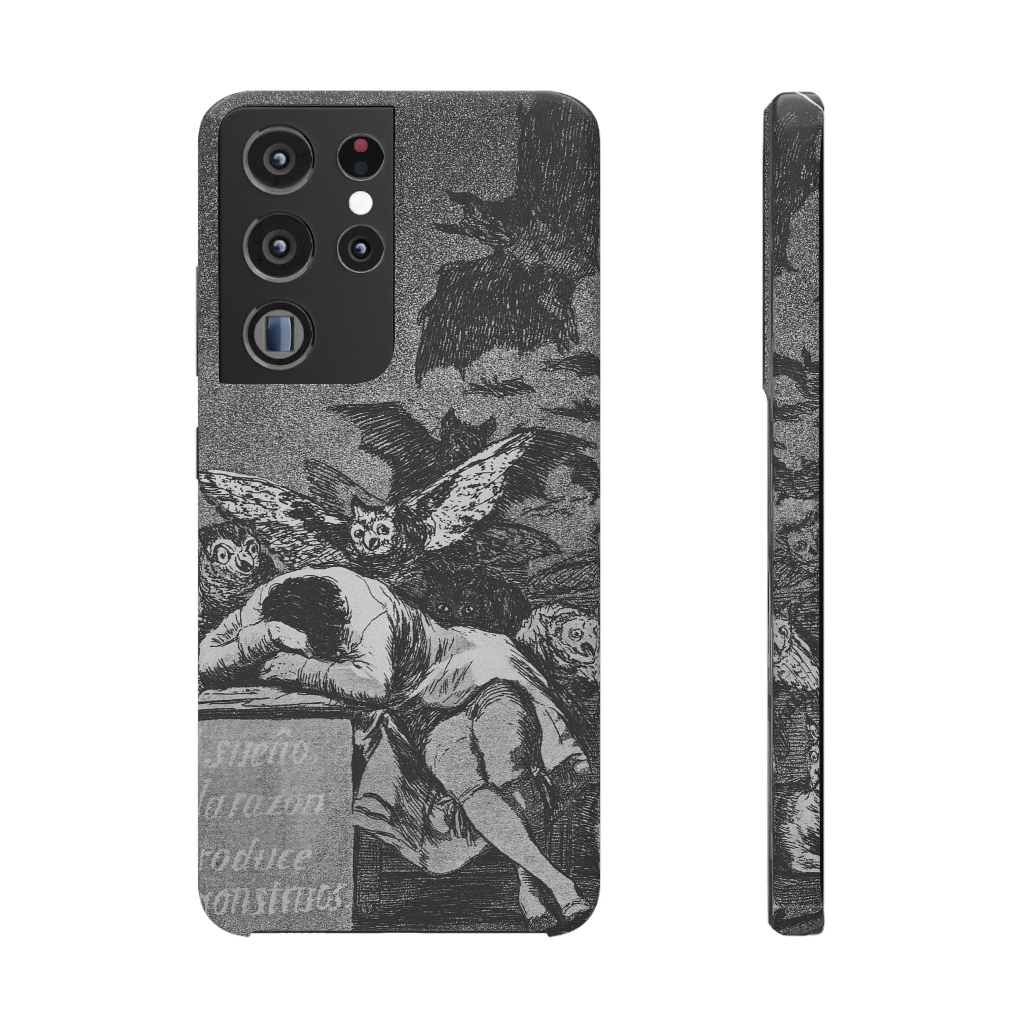 The Sleep of Reason Produces Monsters by Francisco Goya - Samsung Slim Case