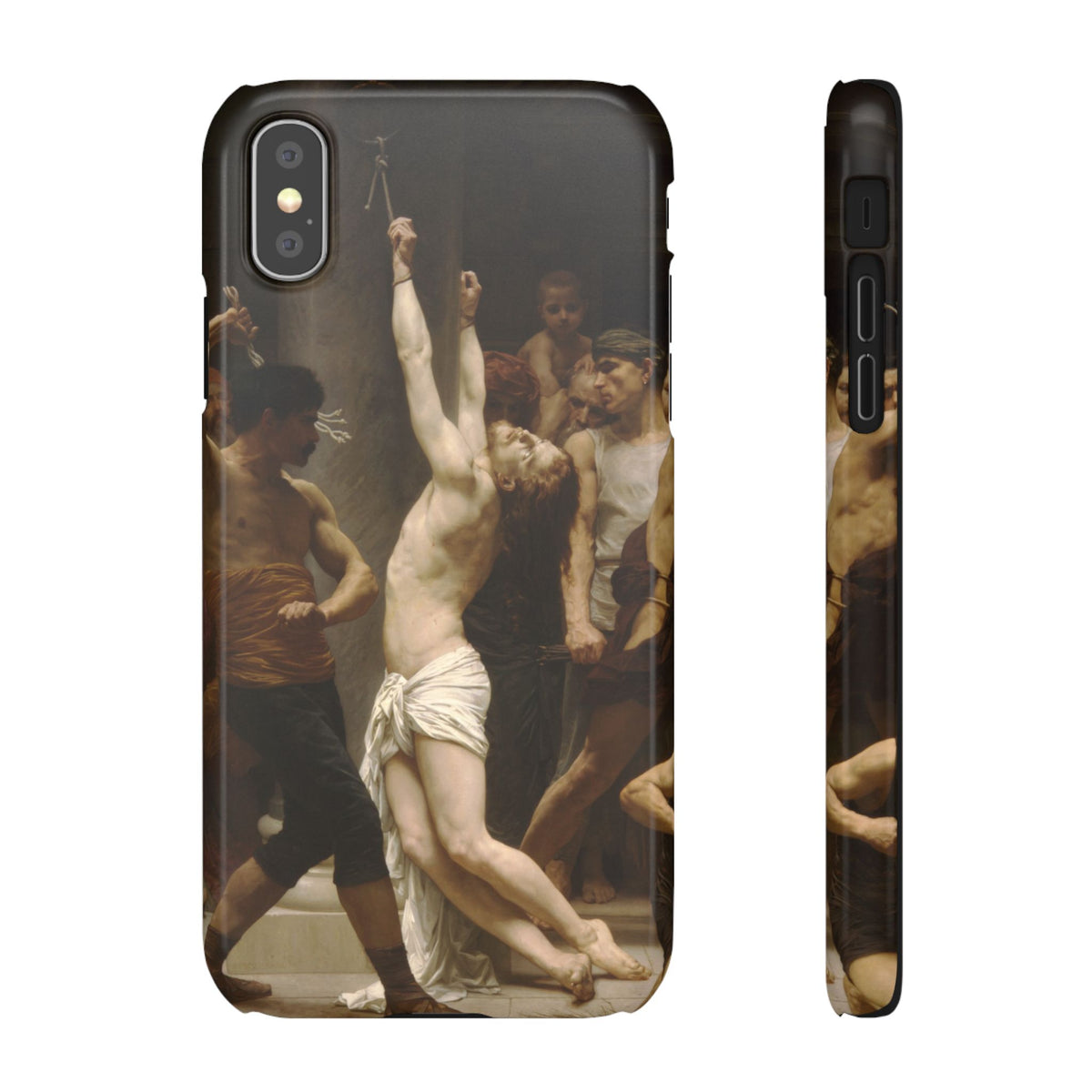 The Flagellation of Our Lord Jesus Christ by William-Adolphe Bouguereau - iPhone Slim Case