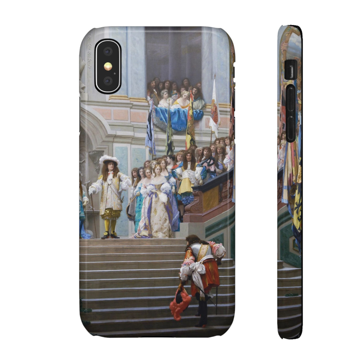 Reception du Grand Conde par Louis XIV by Jean-Leon Gerome - iPhone Slim Case