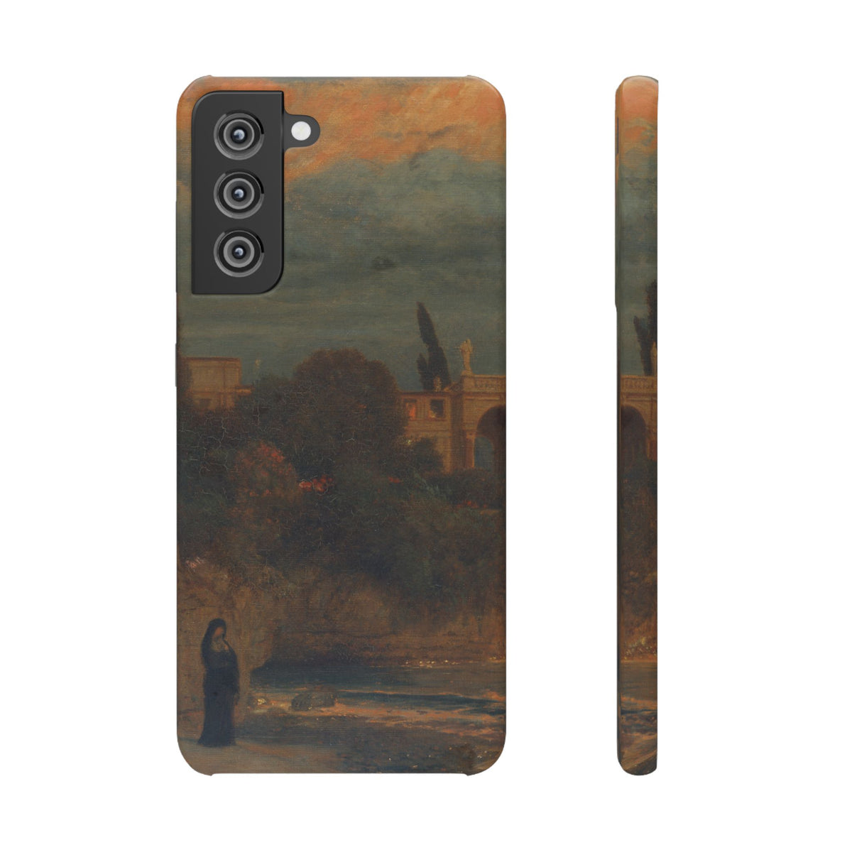 Villa by the Sea by Arnold Böcklin - Samsung Slim Case