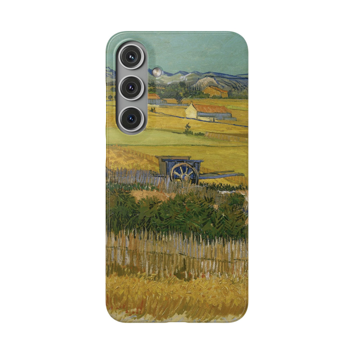 Harvest at La Crau by Vincent van Gogh - Samsung Slim Case
