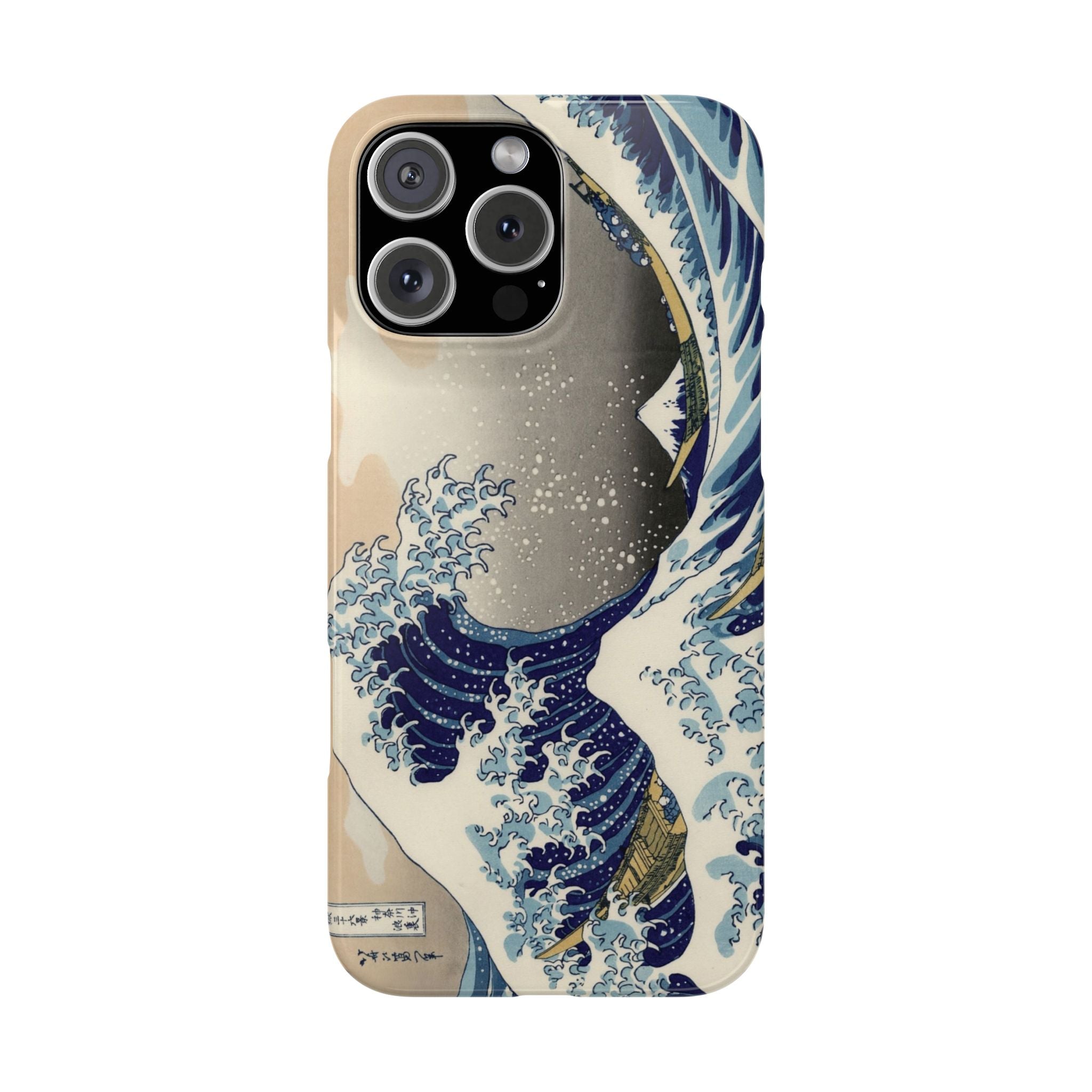 The Great Wave off Kanagawa by Hokusai - iPhone Slim Case