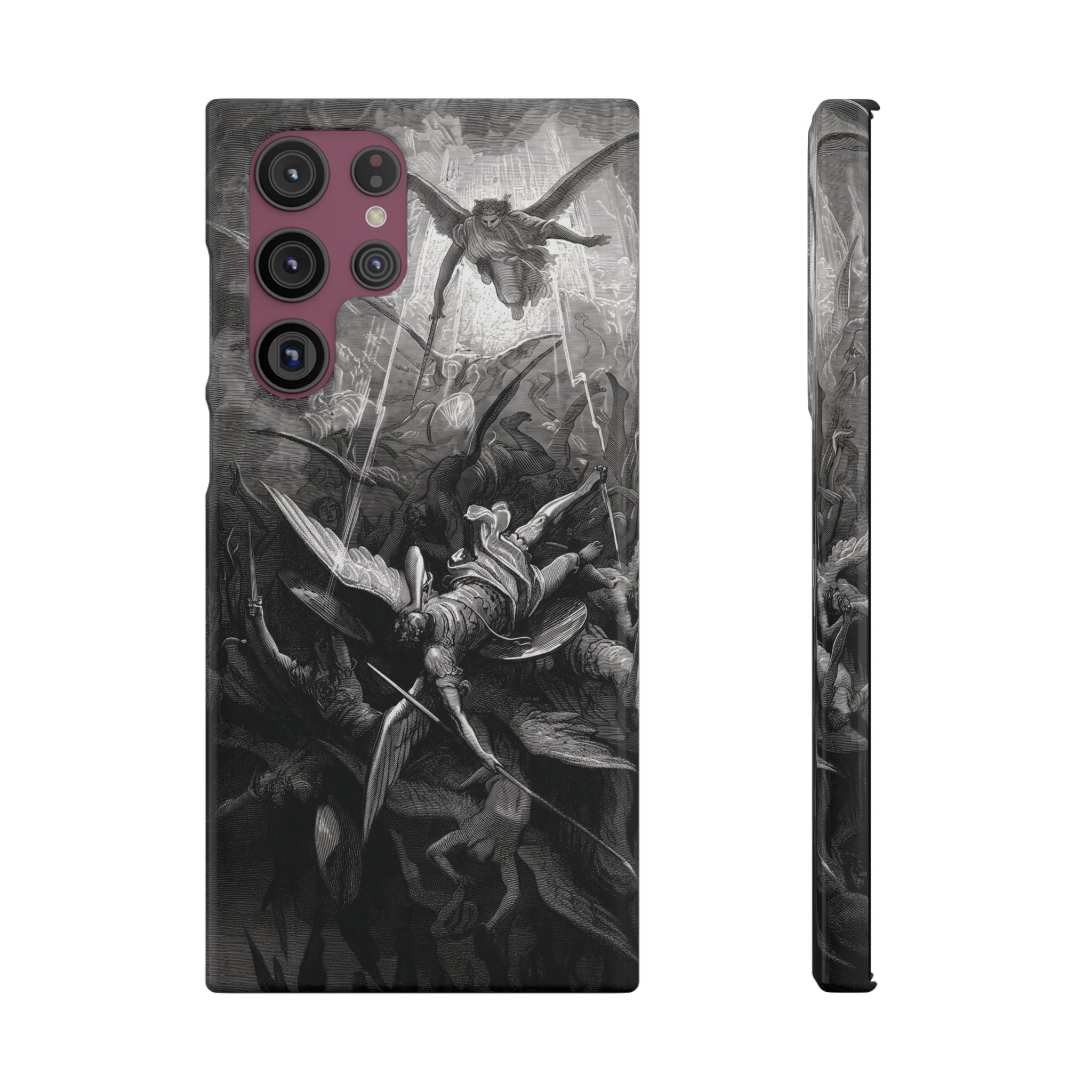 Paradise Lost |The Battle in Heaven by Gustave Doré - Samsung Slim Case