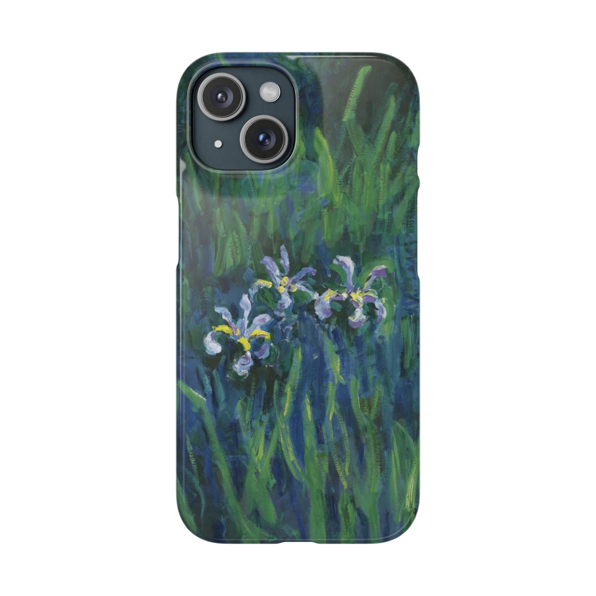 Irises by Claude Monet - iPhone Slim Case