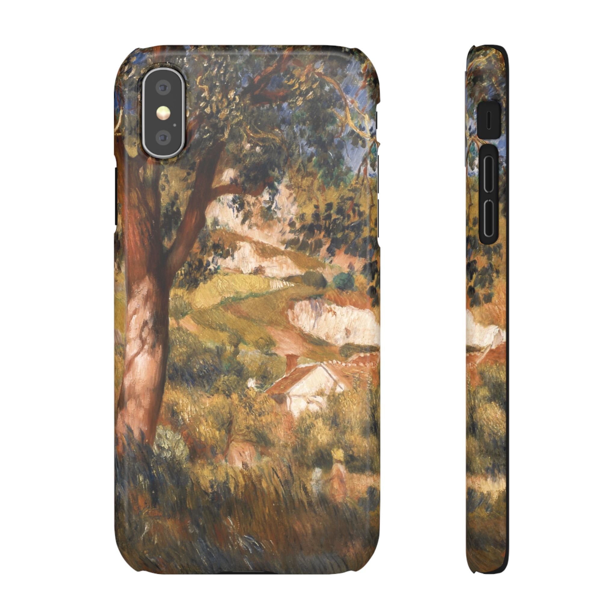 Paysage a La Roche Guyon by Pierre Auguste Renoir - iPhone Slim Case