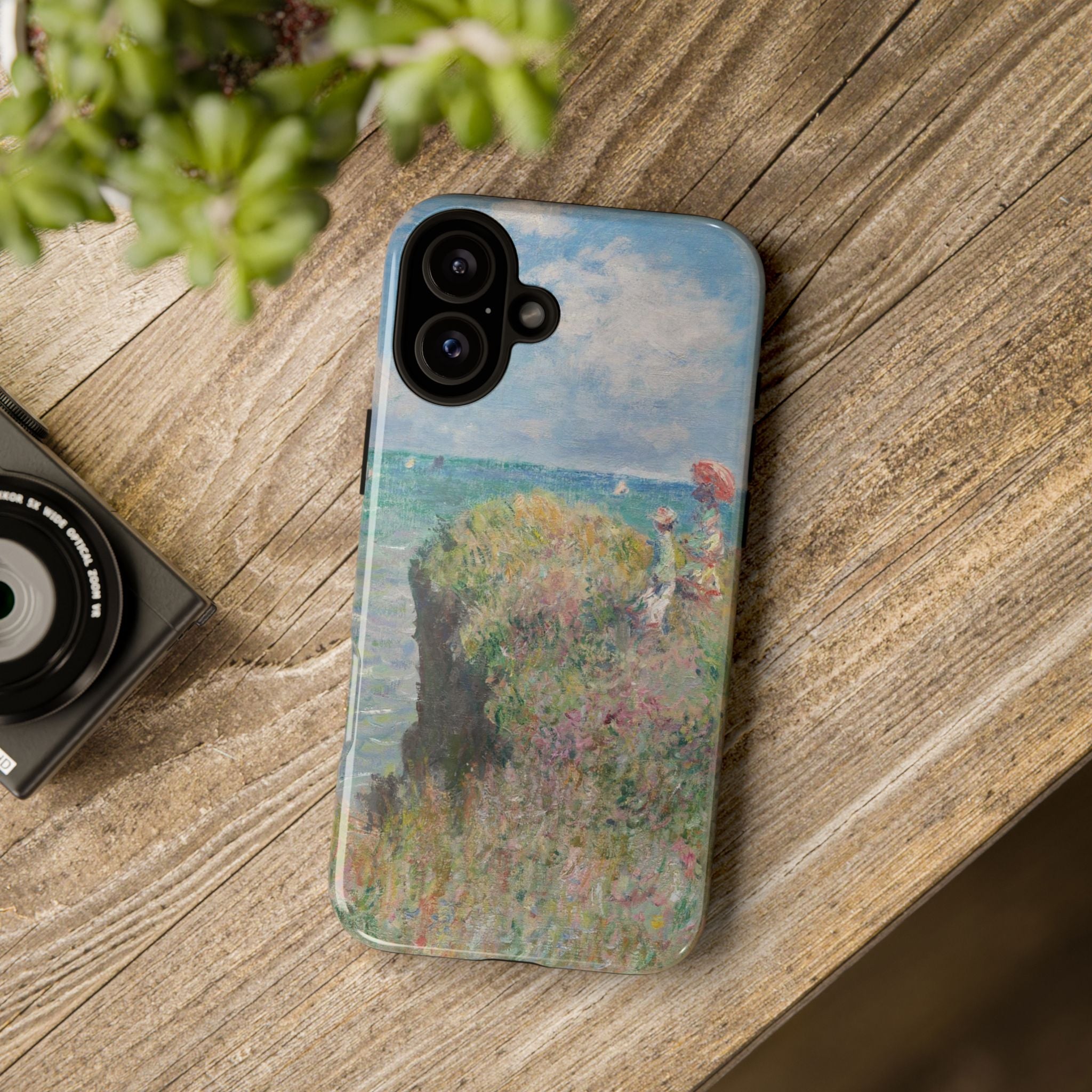 Cliff Walk at Pourville by Claude Monet - iPhone Tough Case