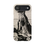 Funeral March by Edvard Munch - iPhone Slim Case