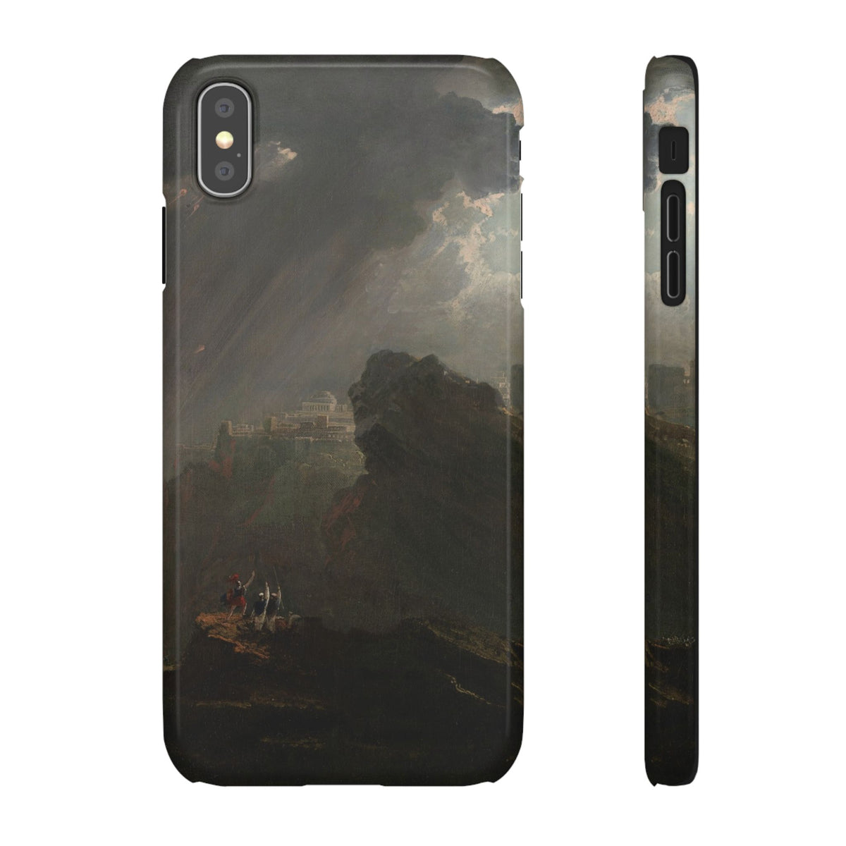 Joshua Commanding the Sun to Stand Still by John Martin - iPhone Slim Case