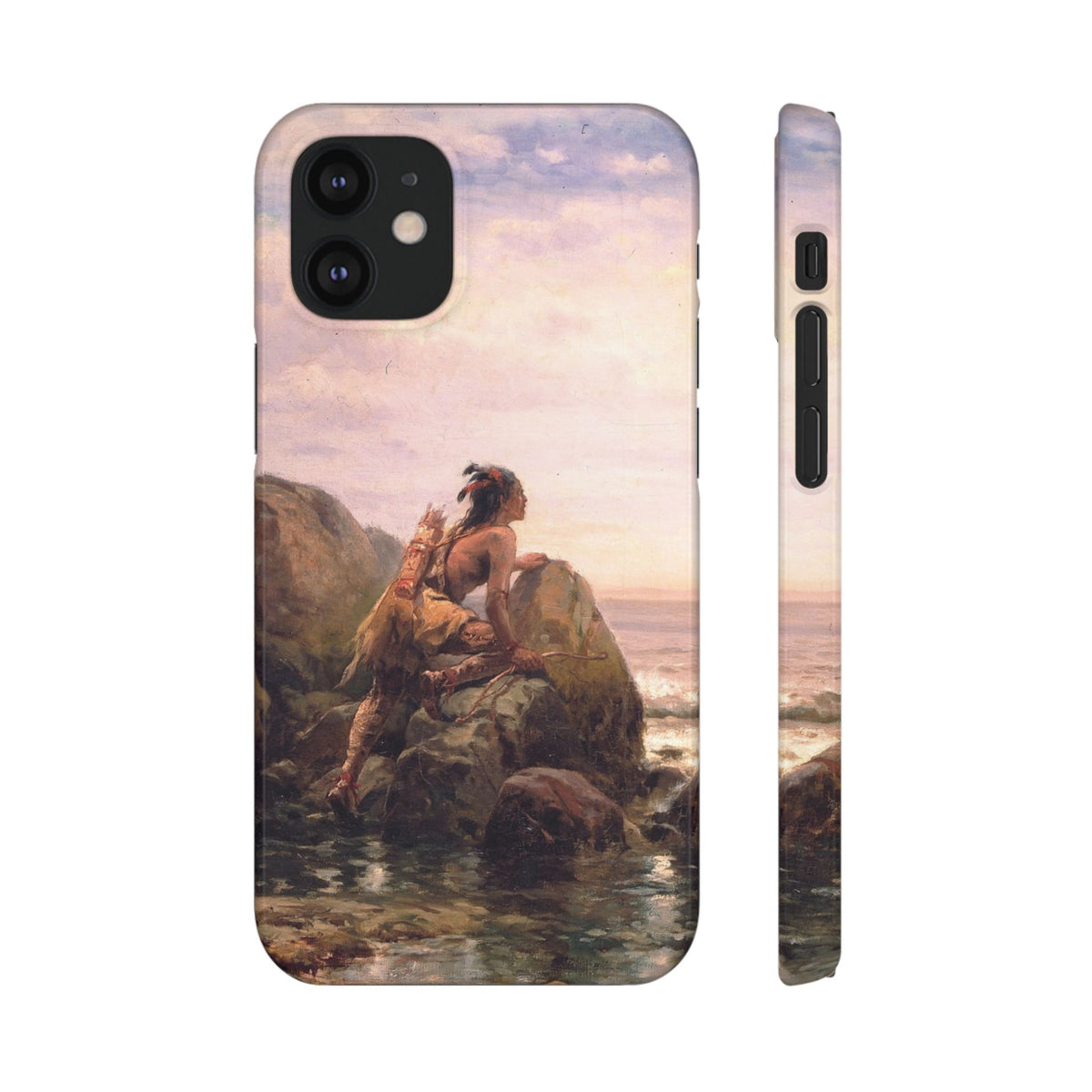 Henrik Hudson entering New York Harbor by Edward Moran - iPhone Slim Case