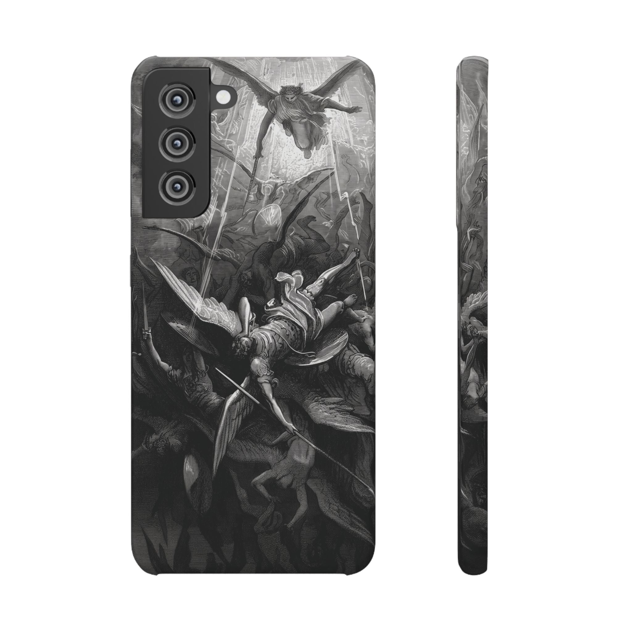 Paradise Lost |The Battle in Heaven by Gustave Doré - Samsung Slim Case