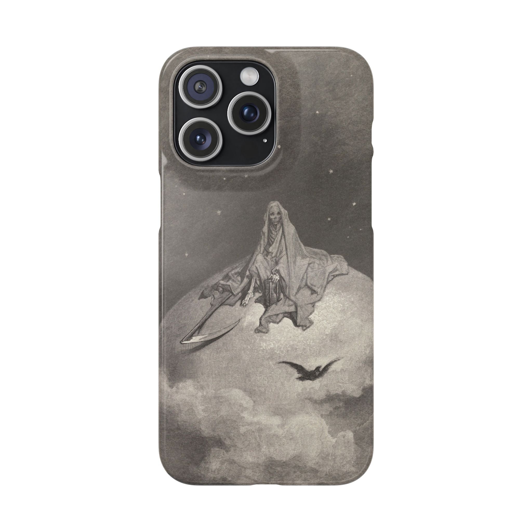 Doubting, dreaming dreams no mortal ever dared to dream before by Gustave Doré - iPhone Slim Case
