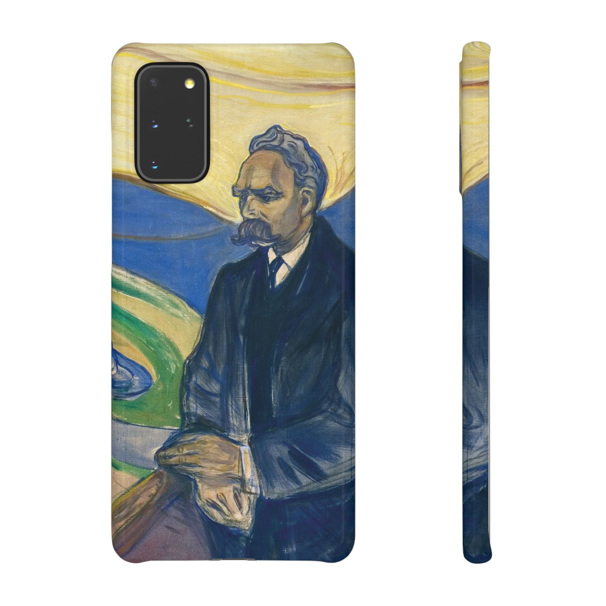 Portrait of Friedrich Nietzsche by Edvard Munch - Samsung Slim Case