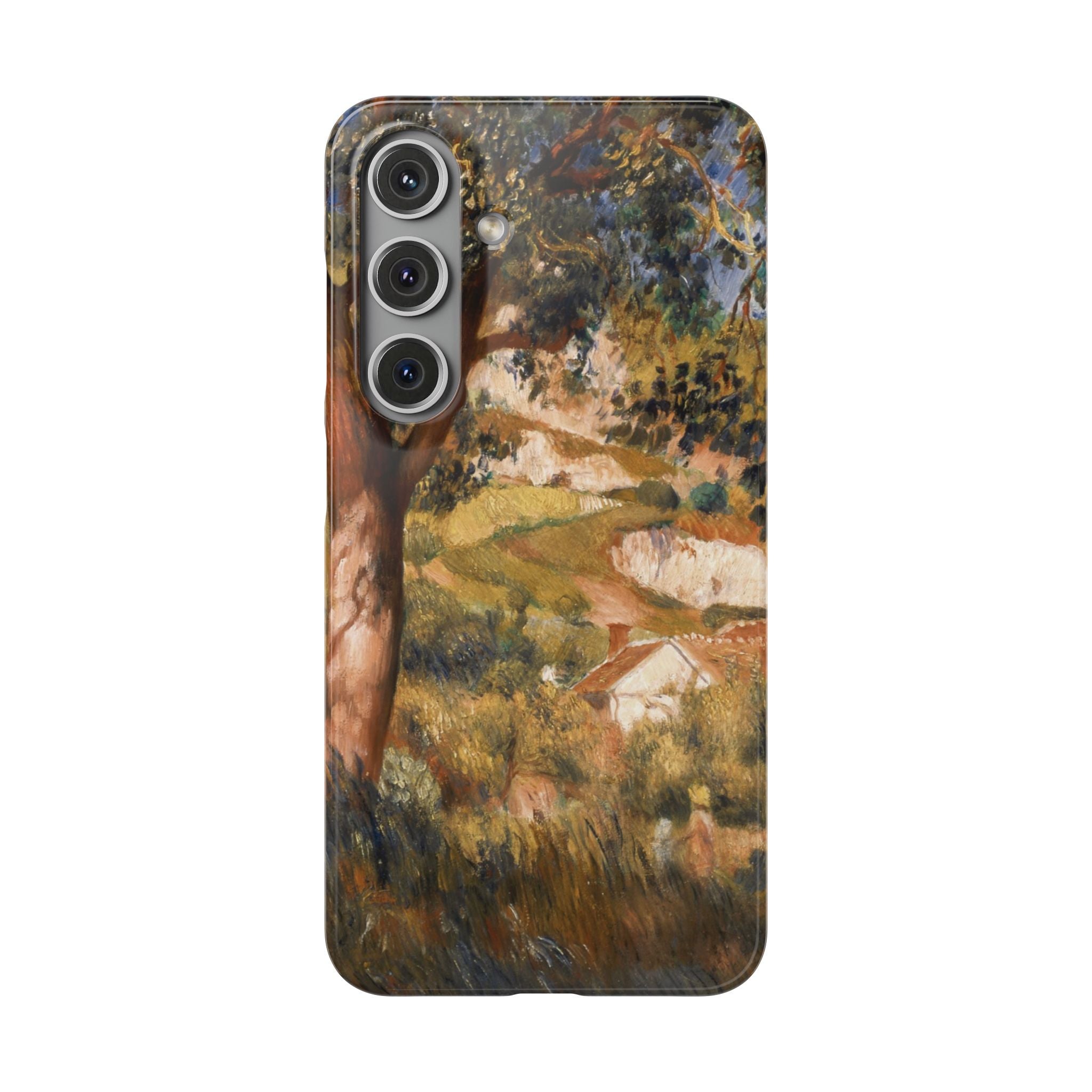 Paysage a La Roche Guyon by Pierre Auguste Renoir - Samsung Slim Case