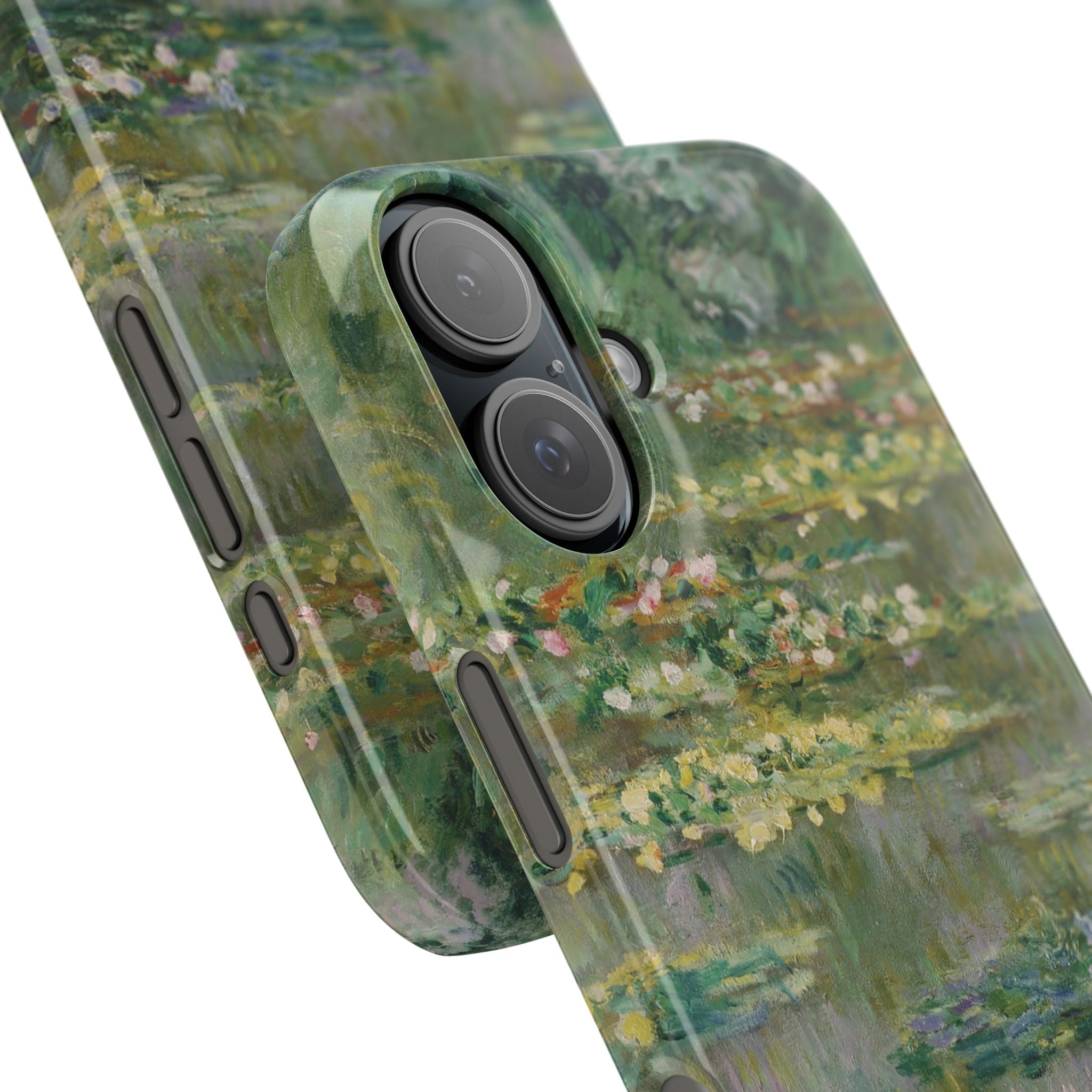 Le Bassin des Nymphéas by Claude Monet - iPhone Slim Case