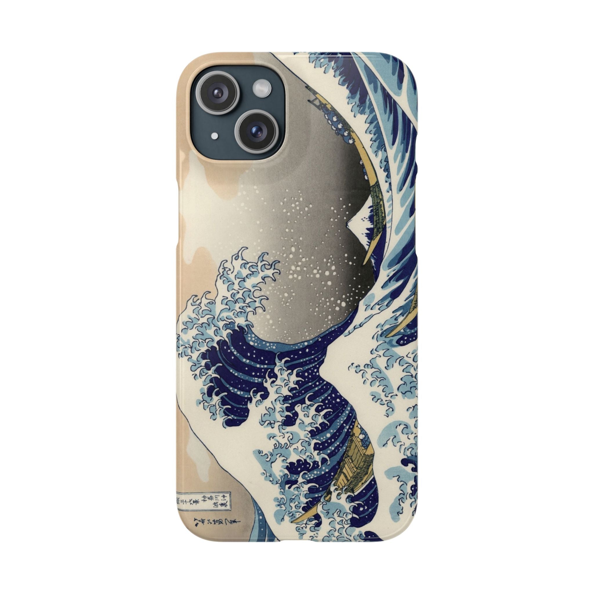 The Great Wave off Kanagawa by Hokusai - iPhone Slim Case