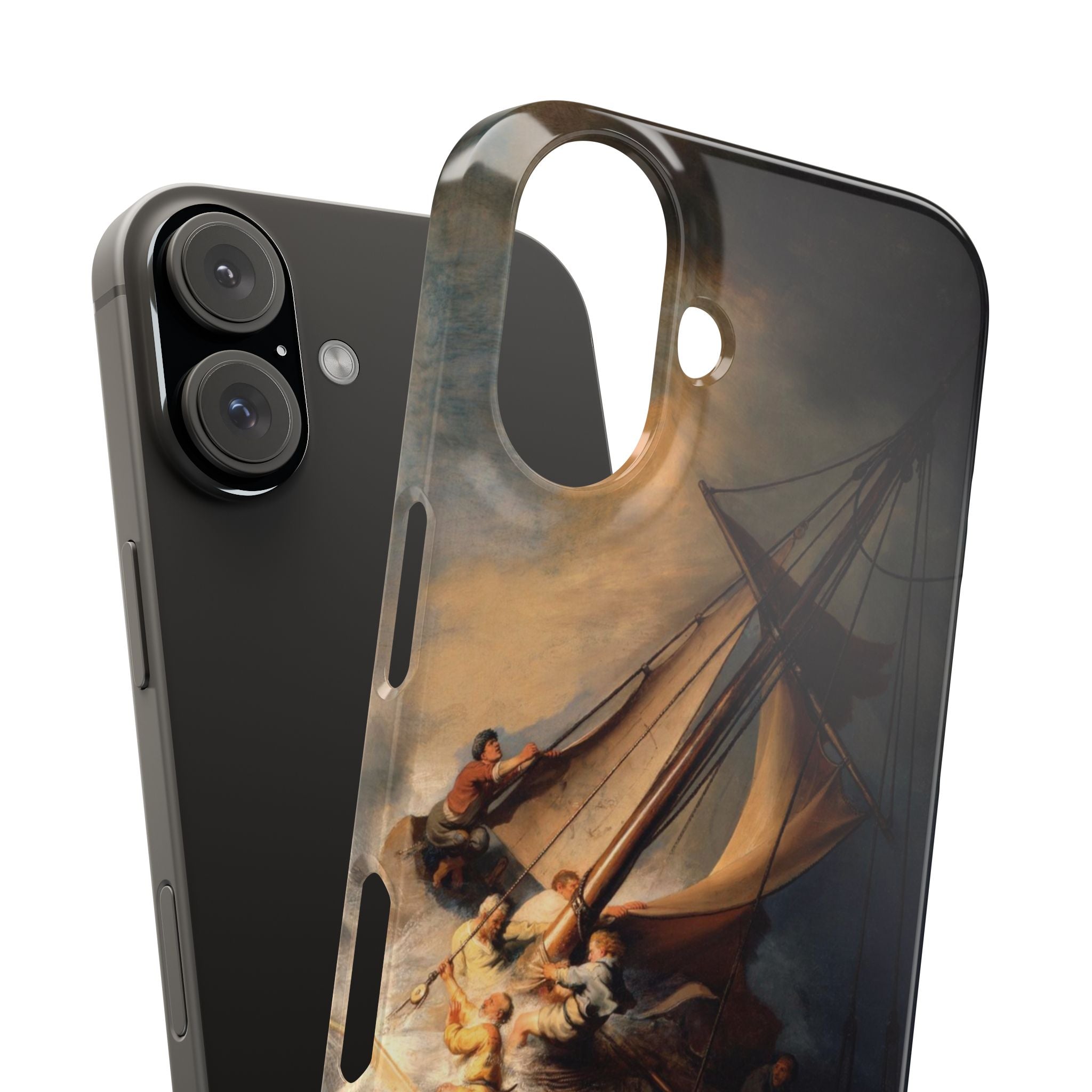 The Storm on the Sea of Galilee by Rembrandt - iPhone Slim Case