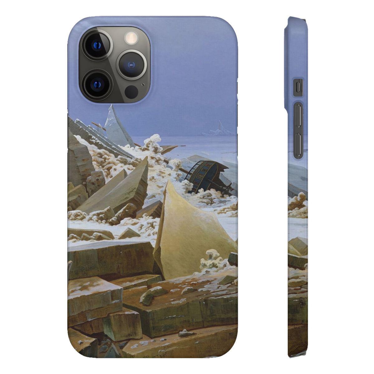 The Sea of Ice by Caspar David Friedrich - iPhone Slim Case