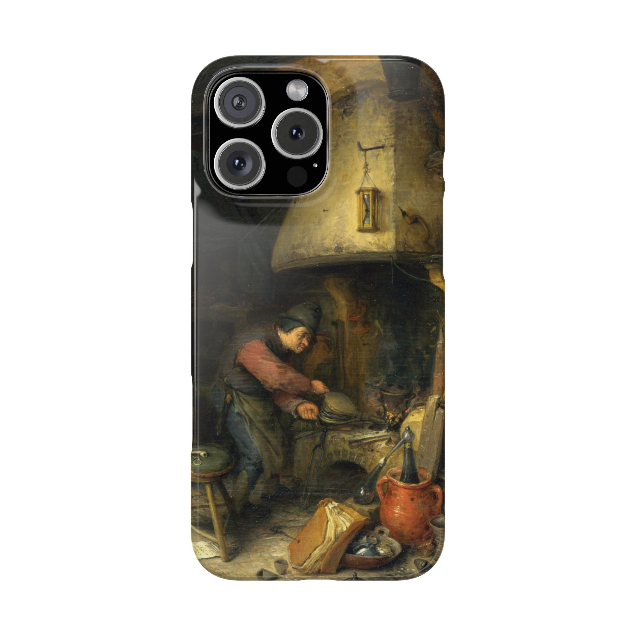The Alchemist by Adriaen van Ostade - iPhone Slim Case