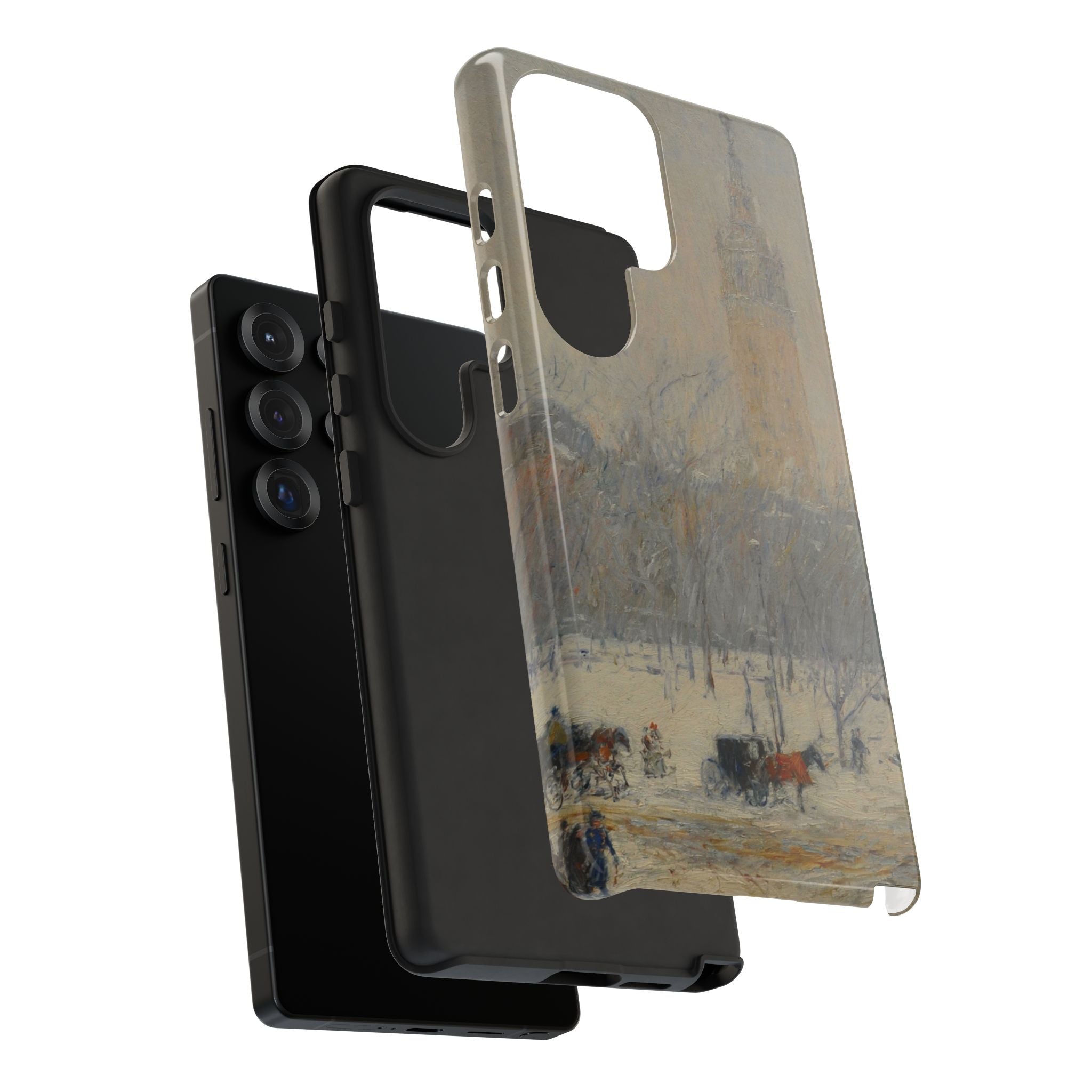 Snowstorm, Madison Square by Childe Hassam - Samsung Tough Case