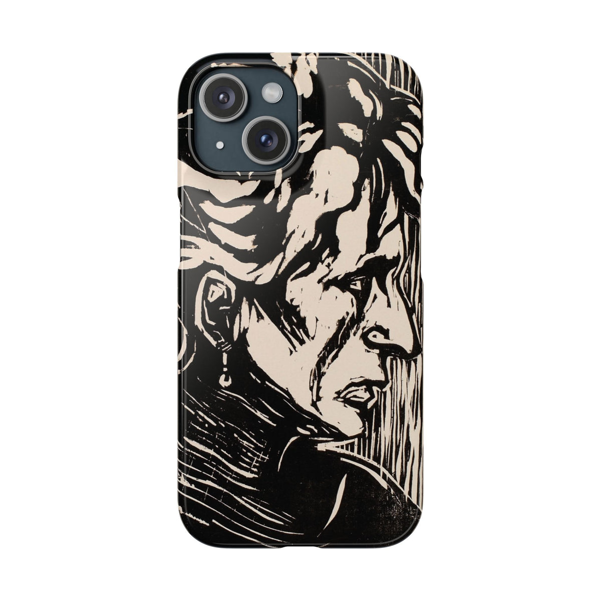 Portrait of an Elderly Lady by Edvard Munch - iPhone Slim Case