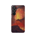 Vesuvius in Eruption by Joseph Wright of Derby - Samsung Slim Case