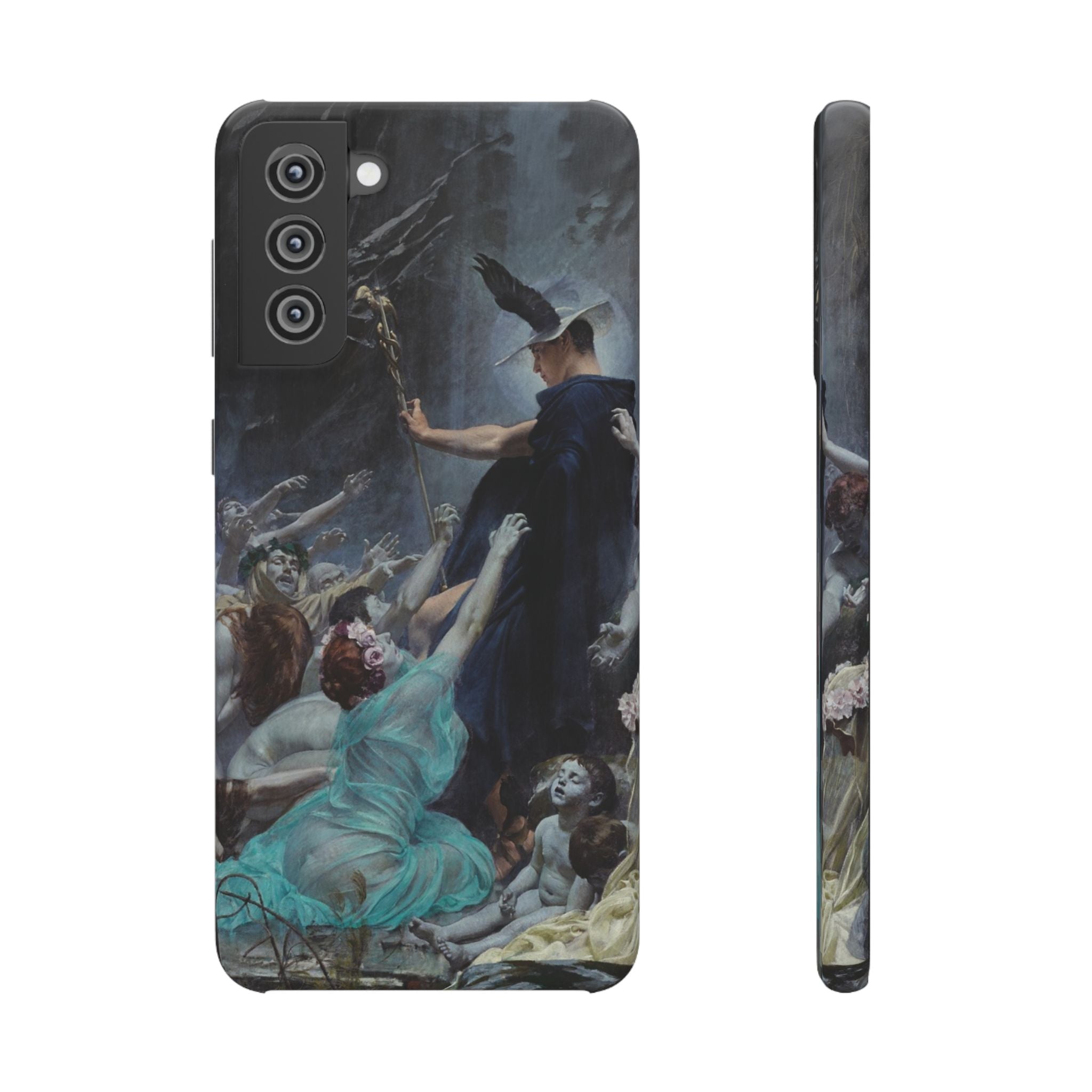 The Souls of Acheron by Adolf Hiremy-Hirschl - Samsung Slim Case