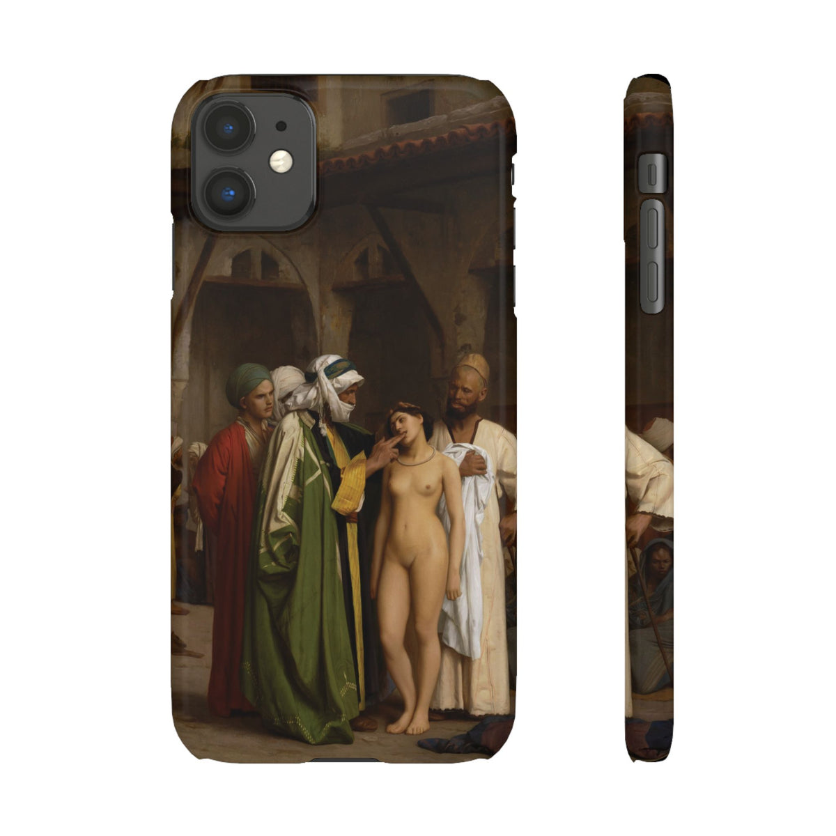 Le Marche d'esclaves by Jean-Leon Gerome - iPhone Slim Case
