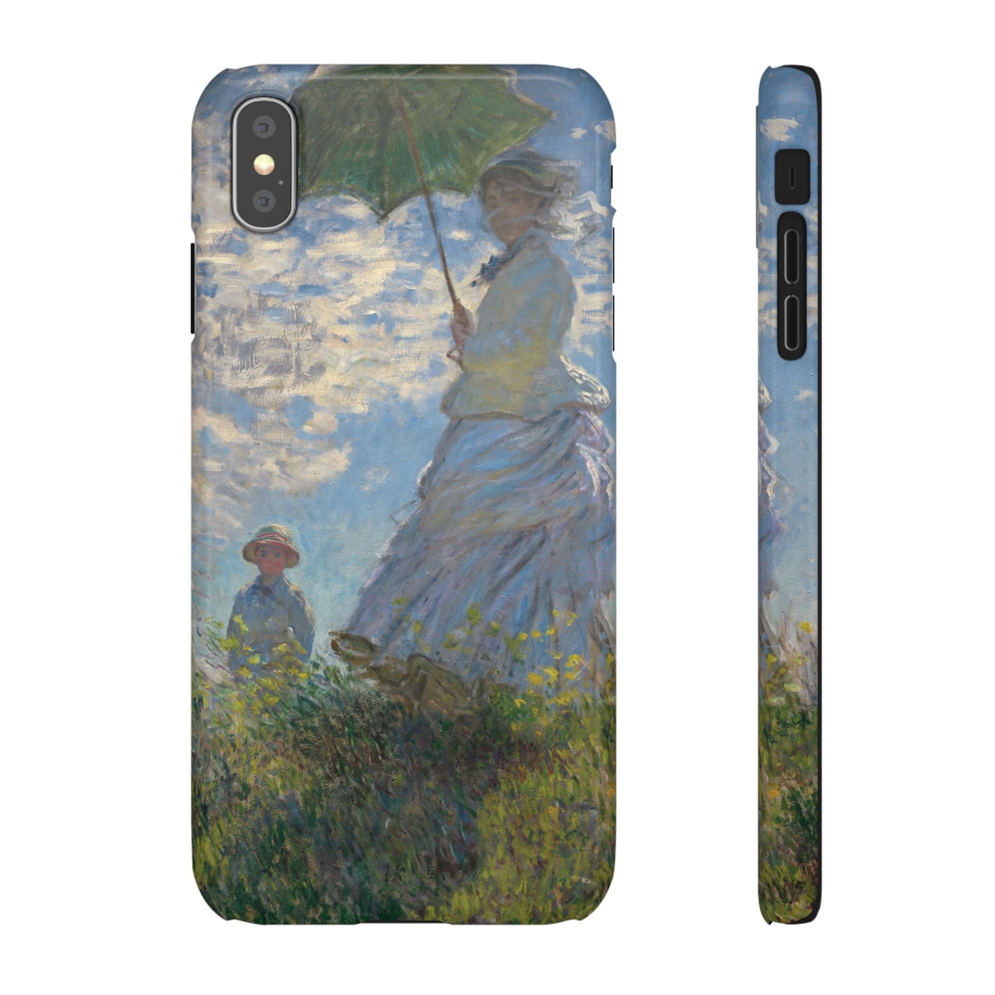 Madame Monet and Her Son by Claude Monet - iPhone Slim Case