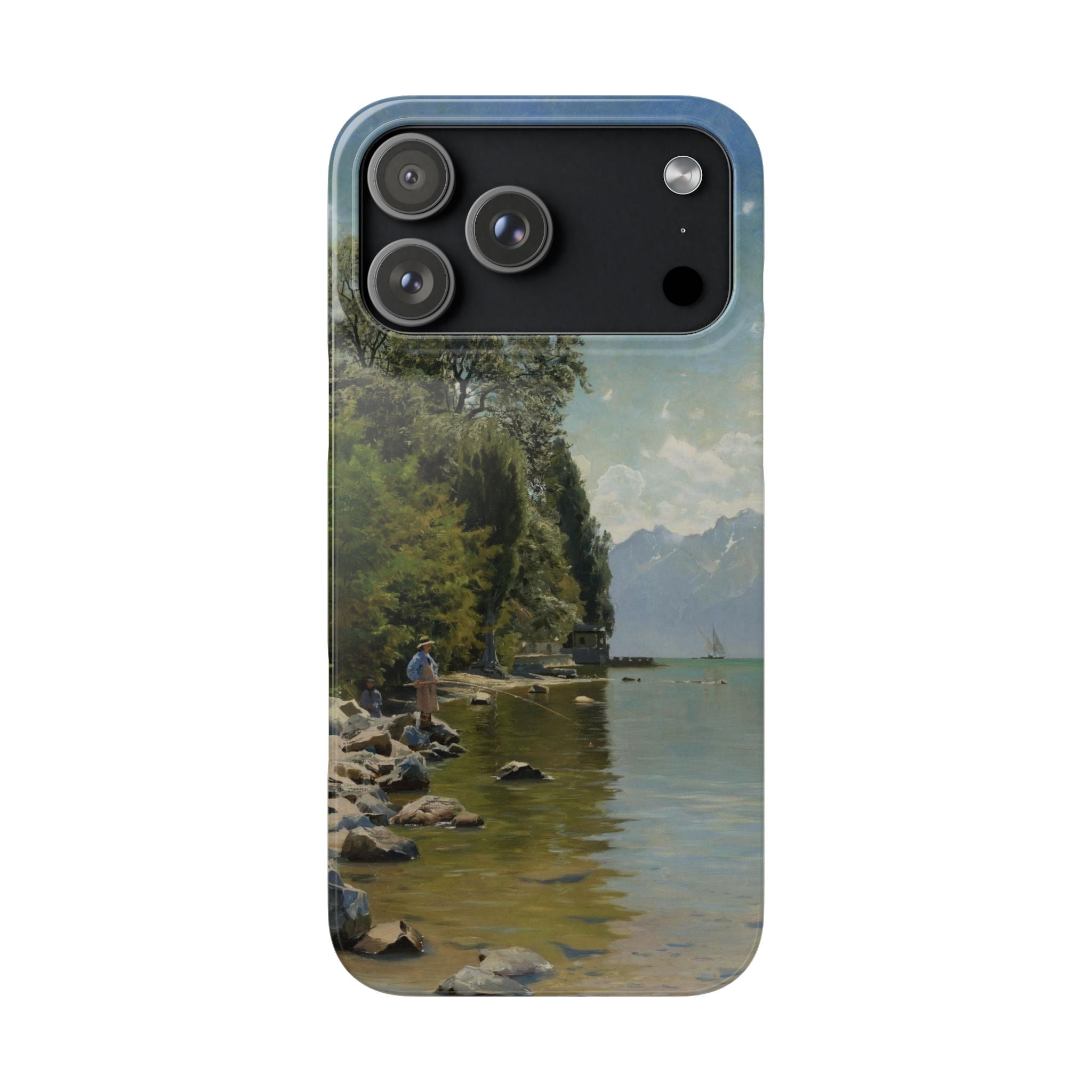 Lac Leman by Peder Mork Monsted - iPhone Slim Case