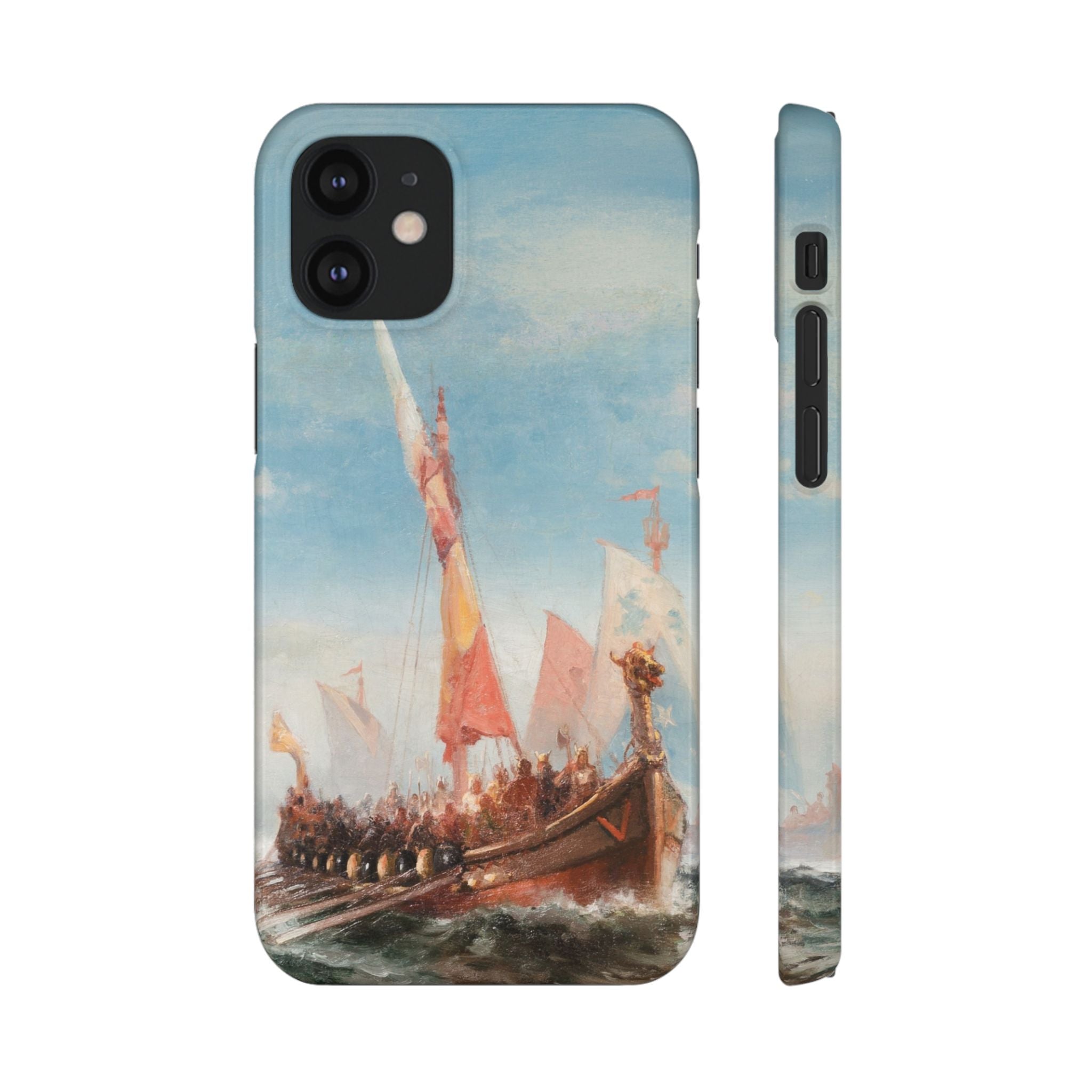 Viking Armada by Edward Moran - iPhone Slim Case