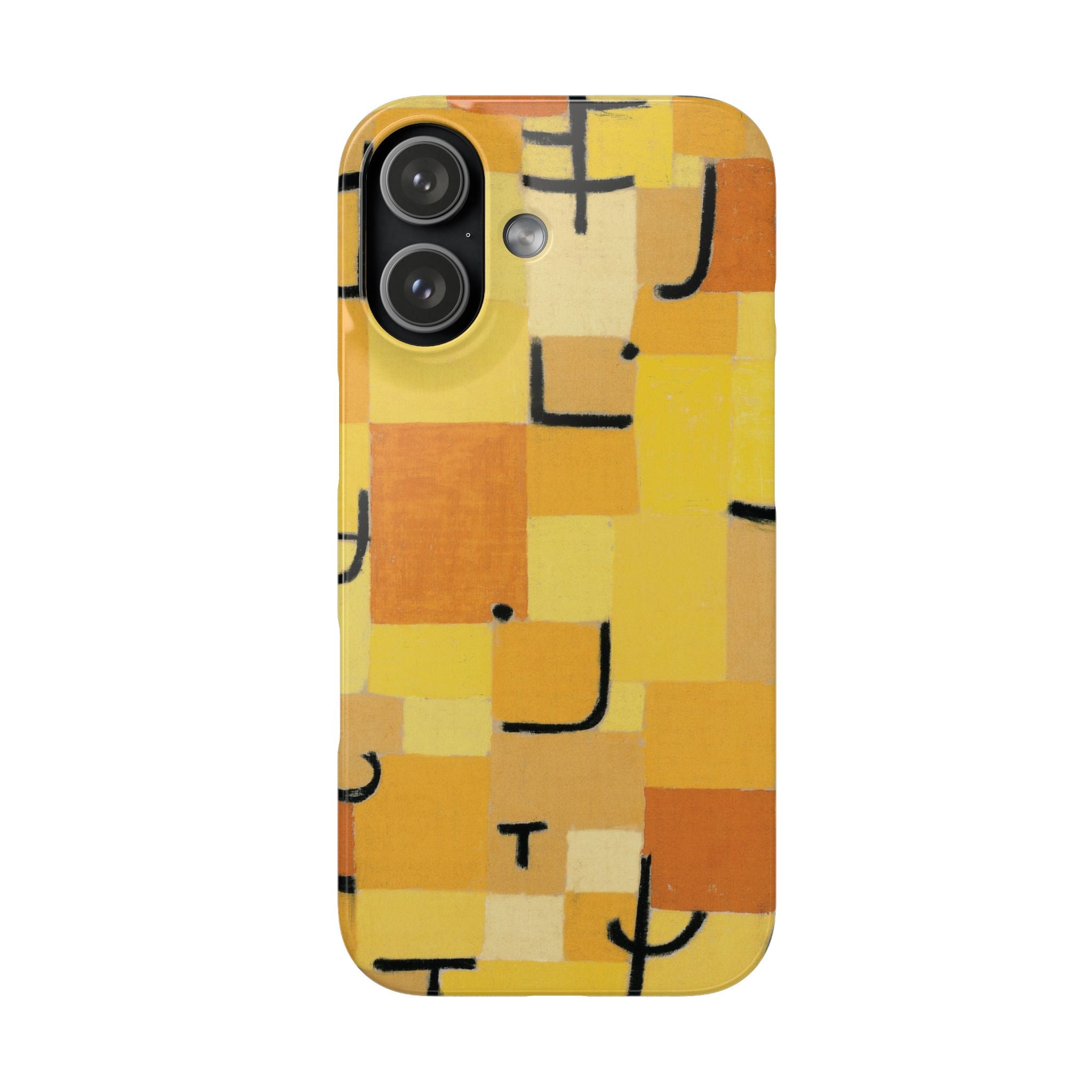 Signs in Yellow by Paul Klee - iPhone Slim Case