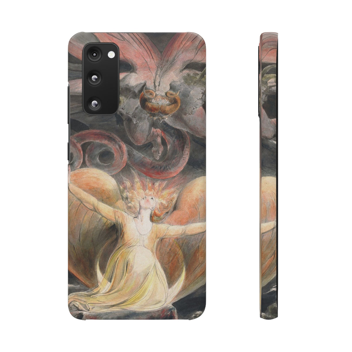 The Great Red Dragon and the Woman Clothed with the Sun by William Blake - Samsung Slim Case