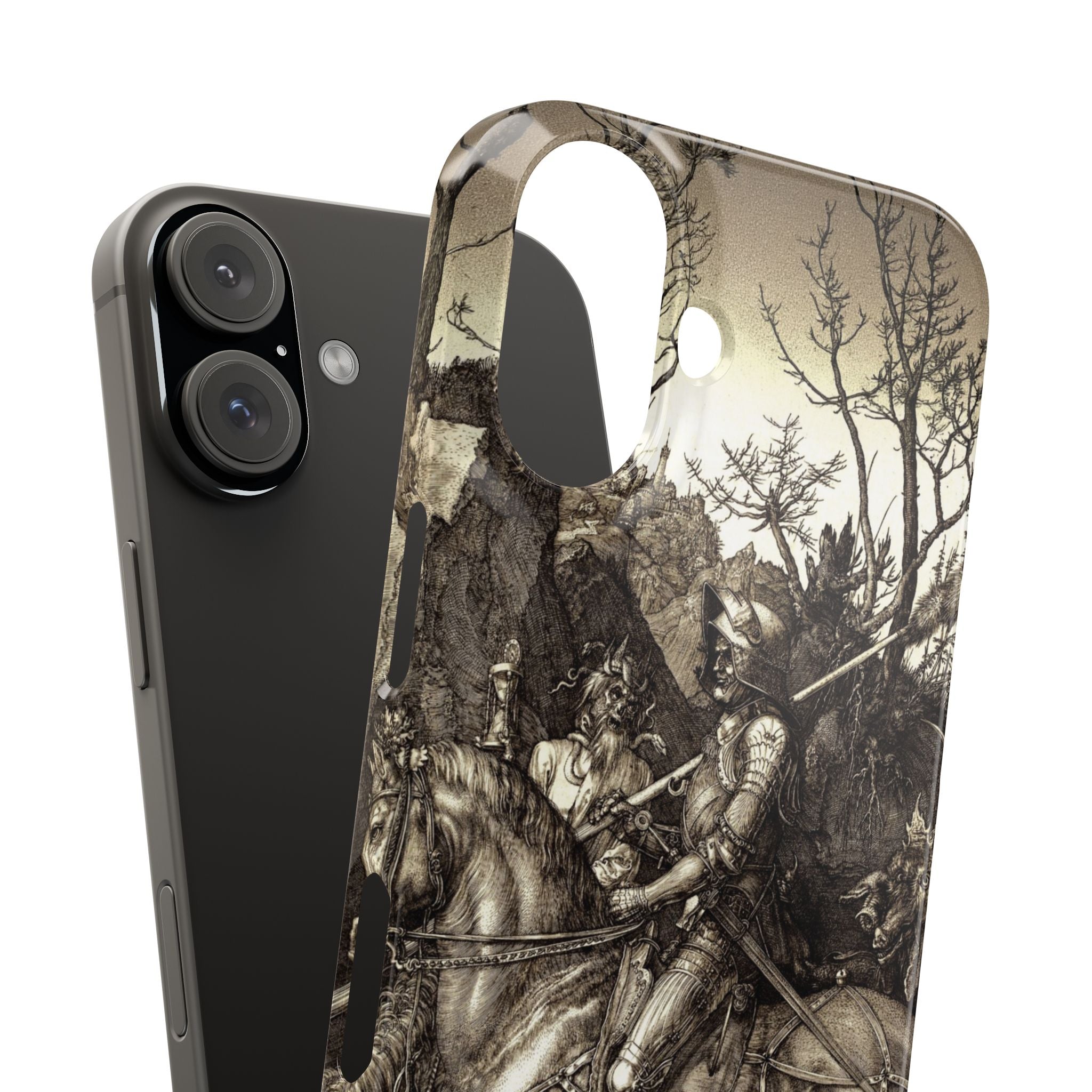 Knight, Death and the Devil by Albrecht Dürer - iPhone Slim Case