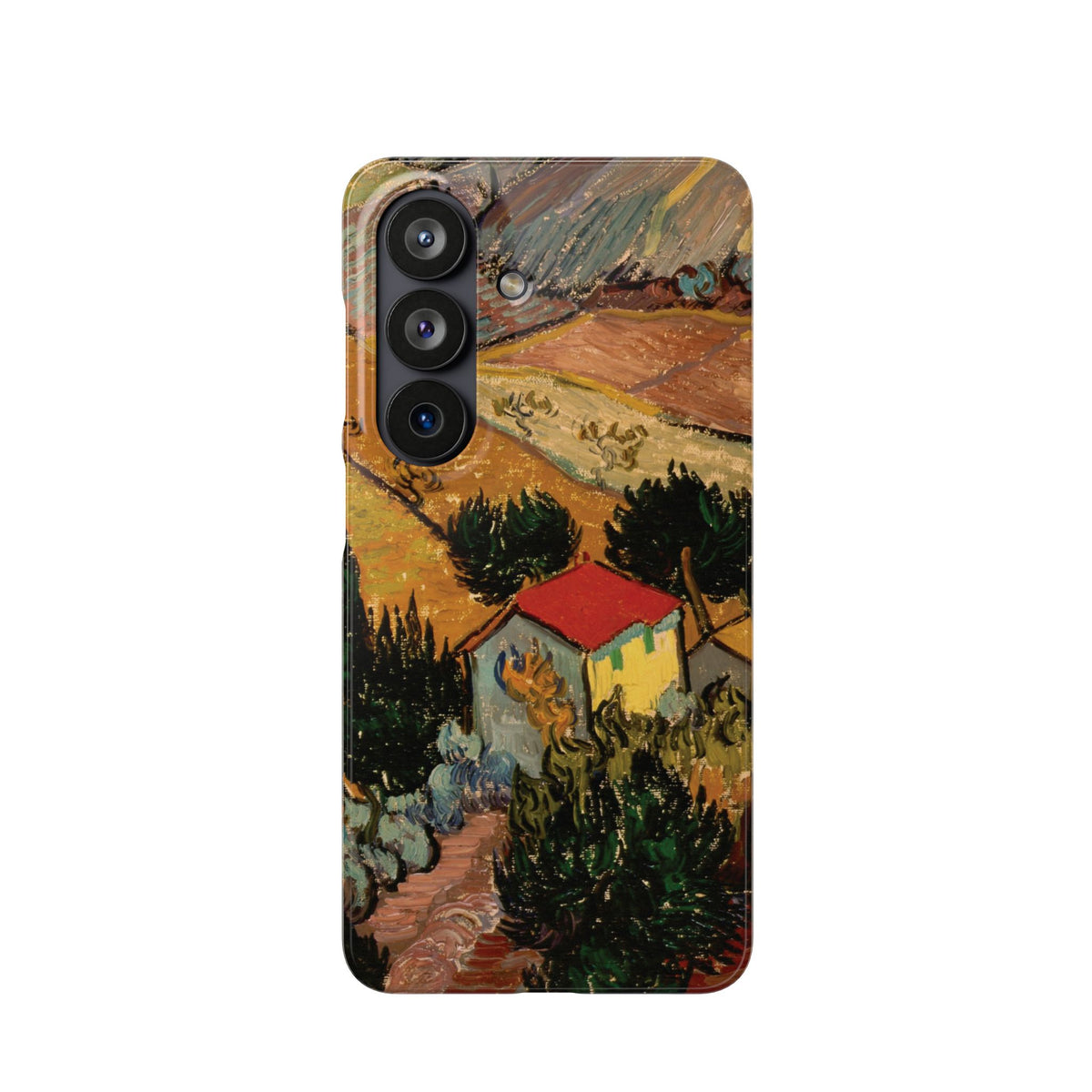 Landscape with House and Ploughman by Vincent van Gogh - Samsung Slim Case