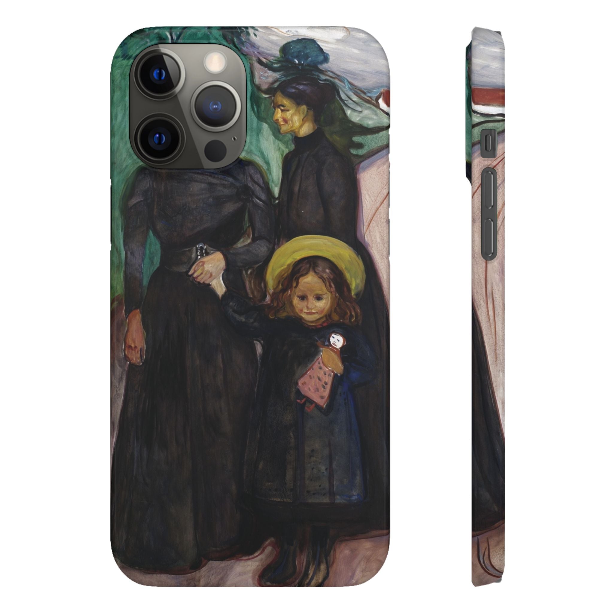 The Family by Edvard Munch - iPhone Slim Case