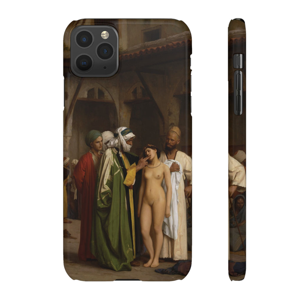 Le Marche d'esclaves by Jean-Leon Gerome - iPhone Slim Case