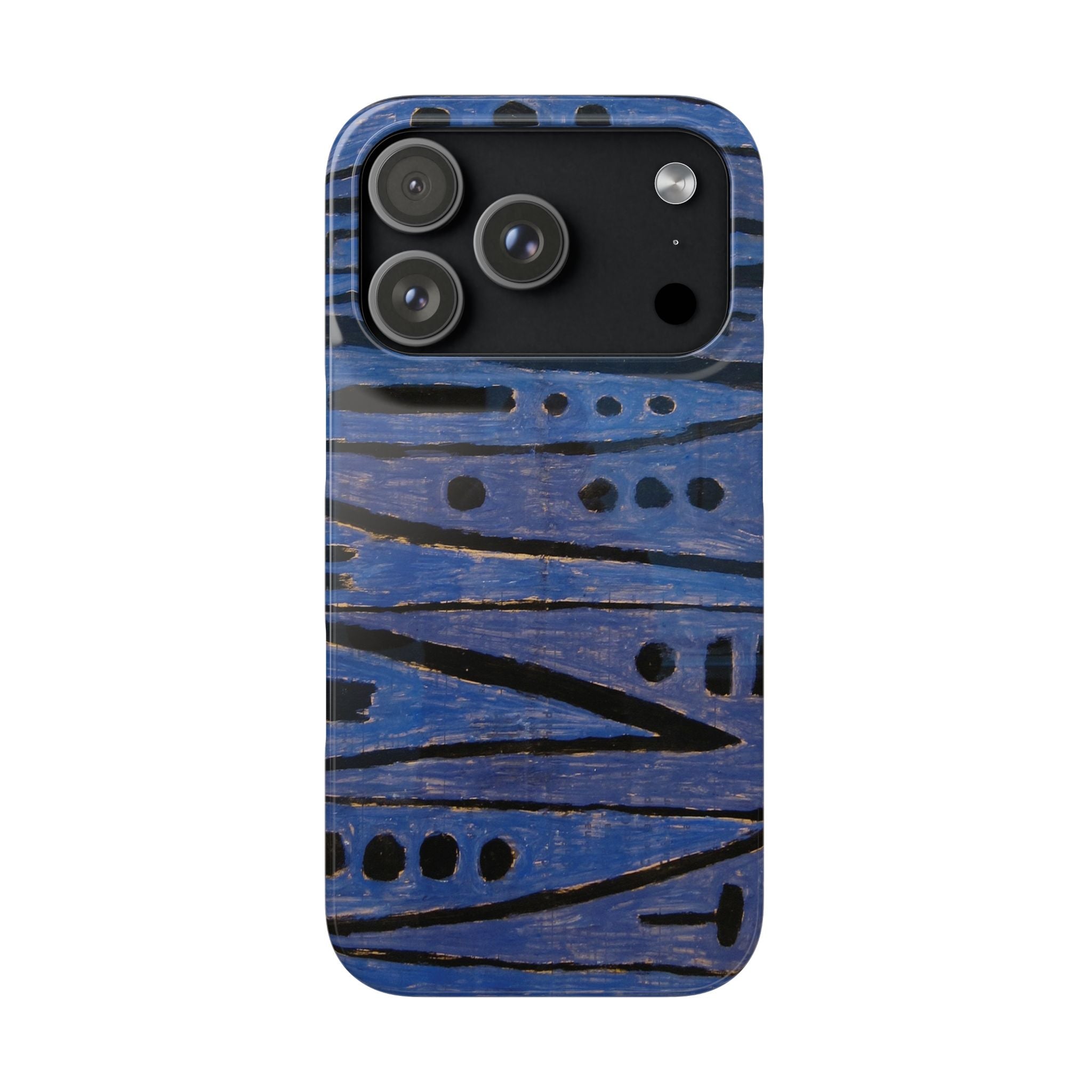 Heroic strokes of the bow by Paul Klee - iPhone Slim Case
