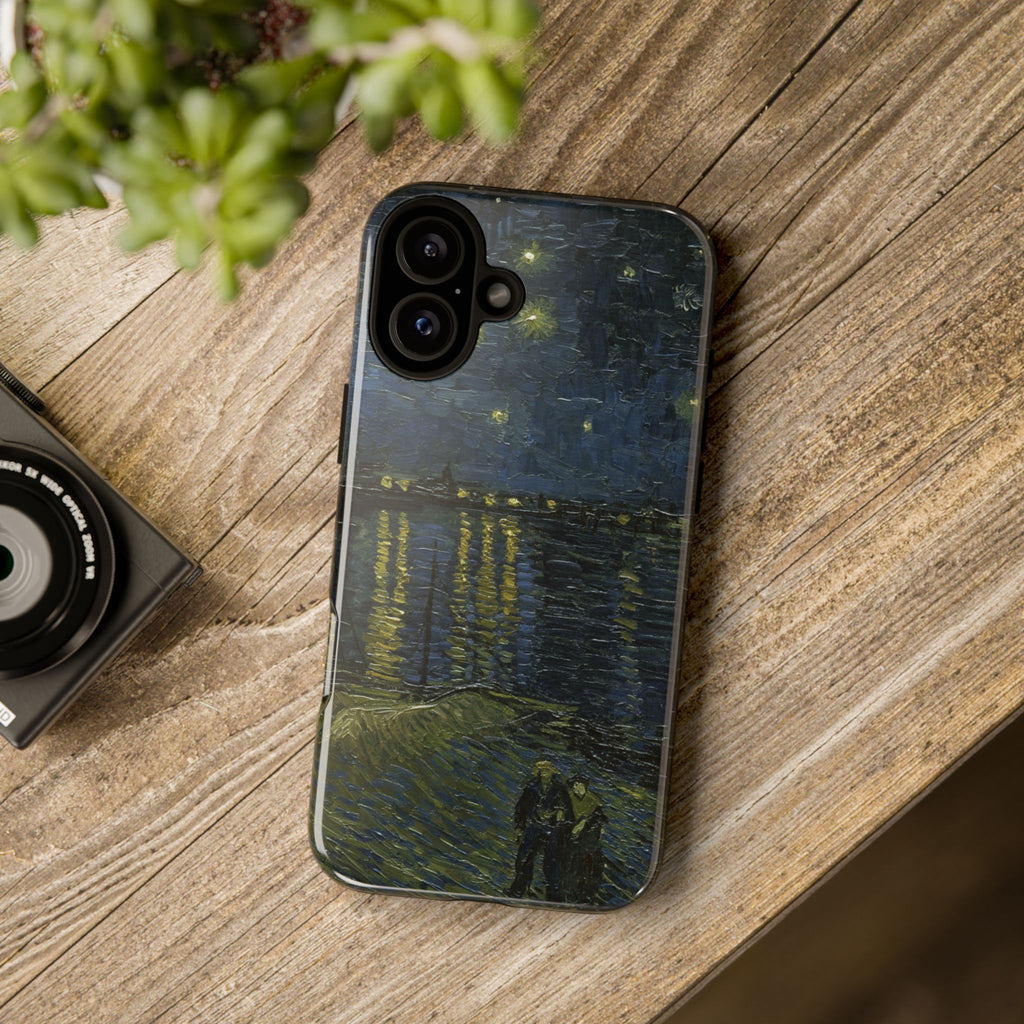 Starry Night on the Rhone by Van Gogh - iPhone Tough Case