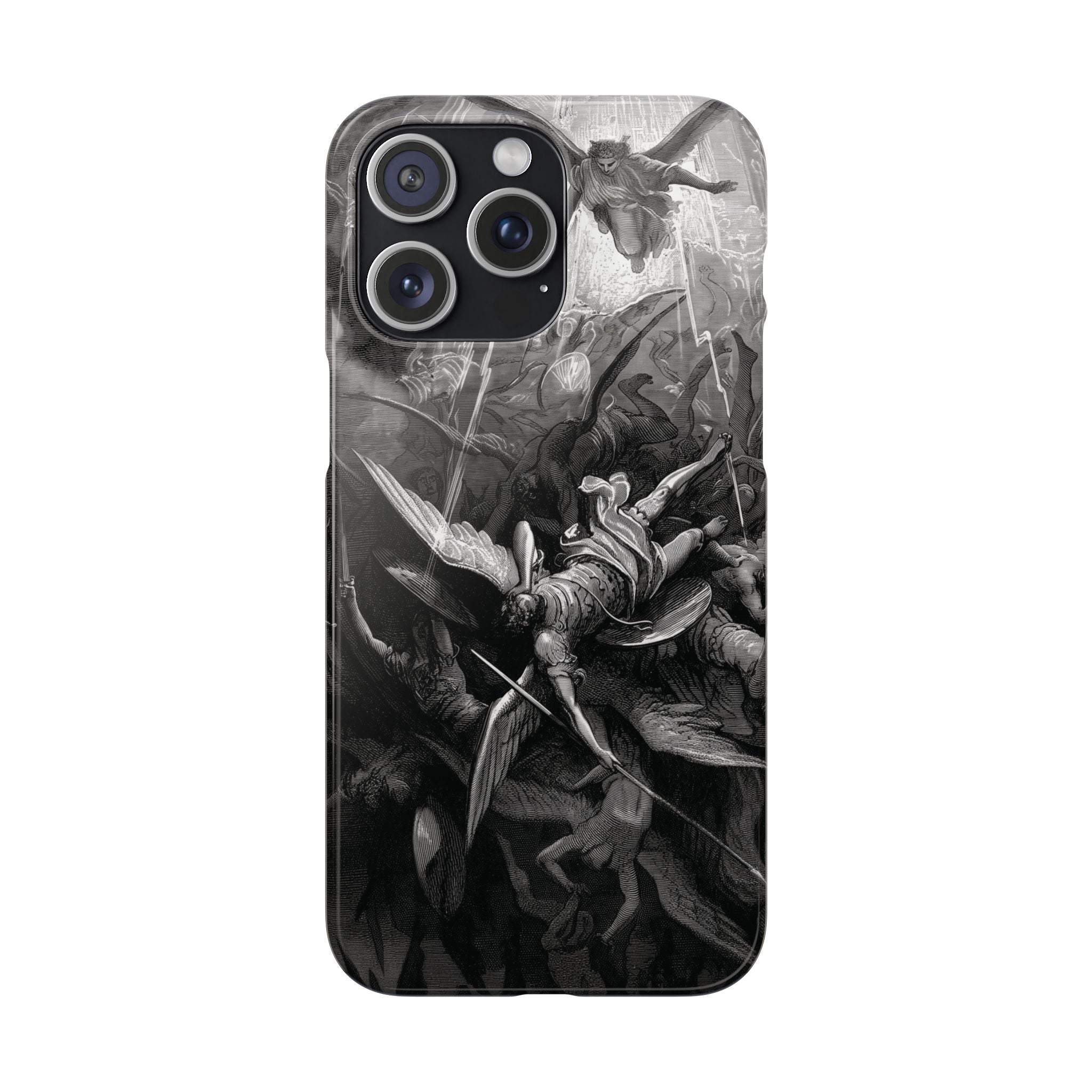Paradise Lost | The Battle in Heaven by Gustave Doré - iPhone Slim Case