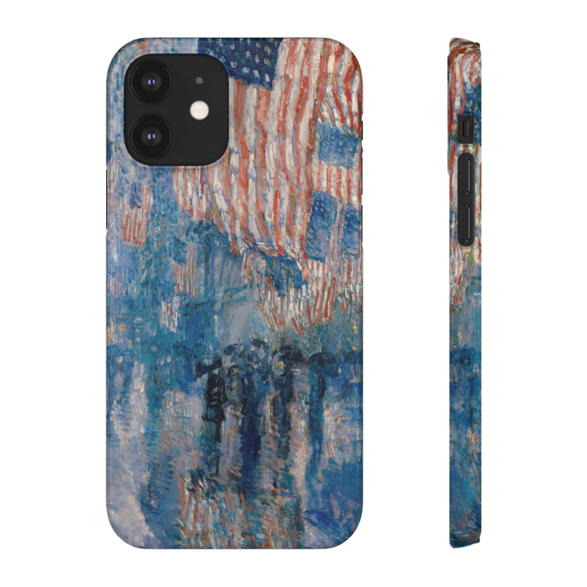 The Avenue in the Rain by Childe Hassam - iPhone Slim Case
