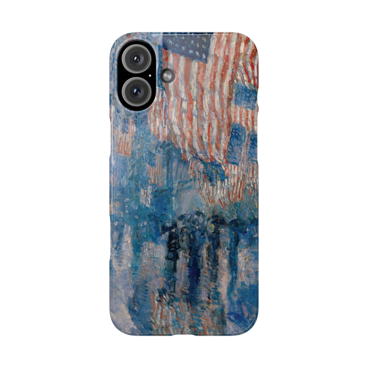 The Avenue in the Rain by Childe Hassam - iPhone Slim Case
