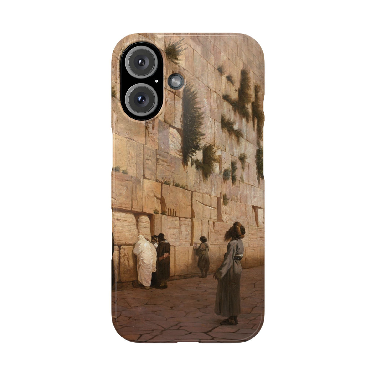 Le Mur des Lamentations by Jean-Leon Gerome - iPhone Slim Case