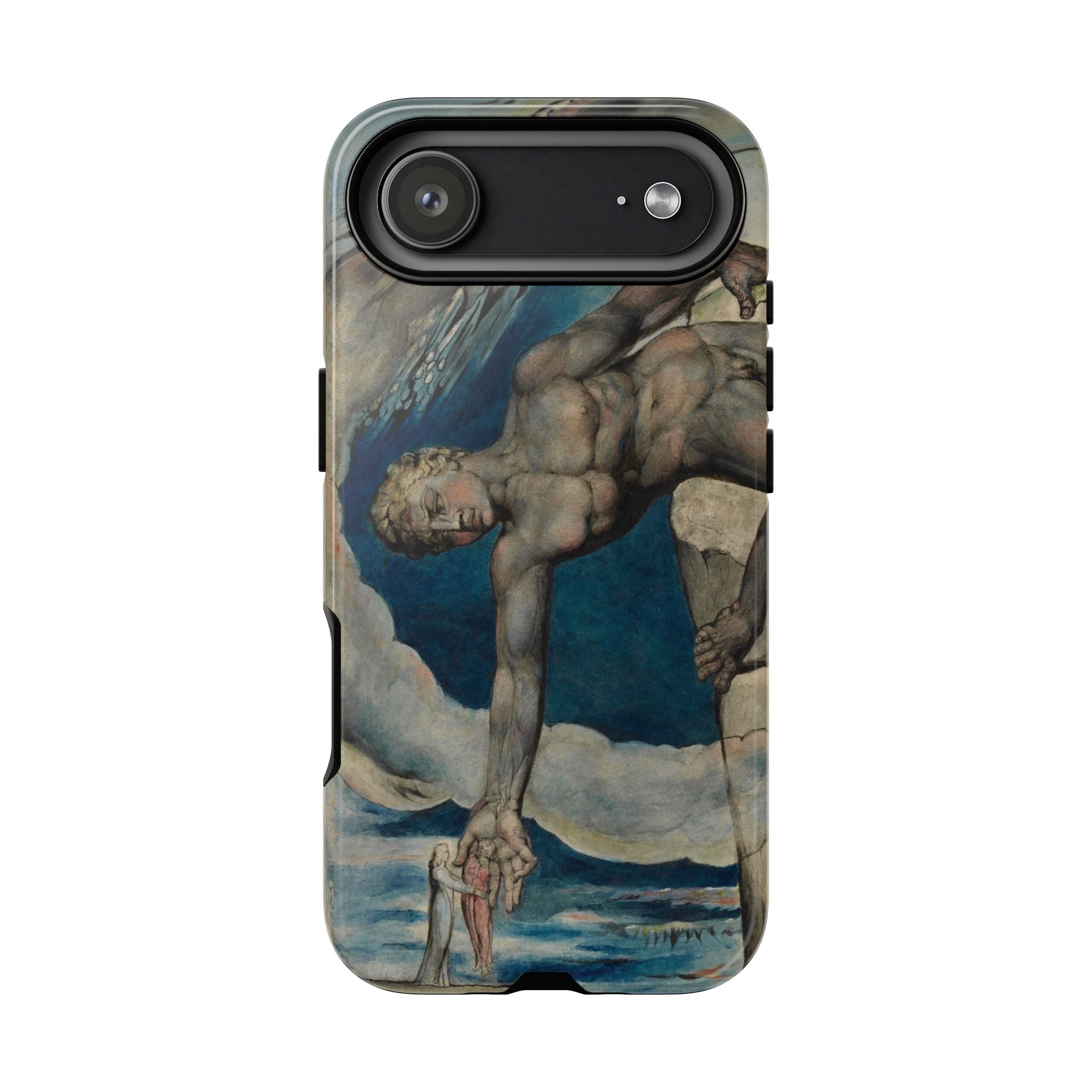 Antaeus setting down Dante and Virgil in the Last Circle of Hell by William Blake - iPhone Tough Case