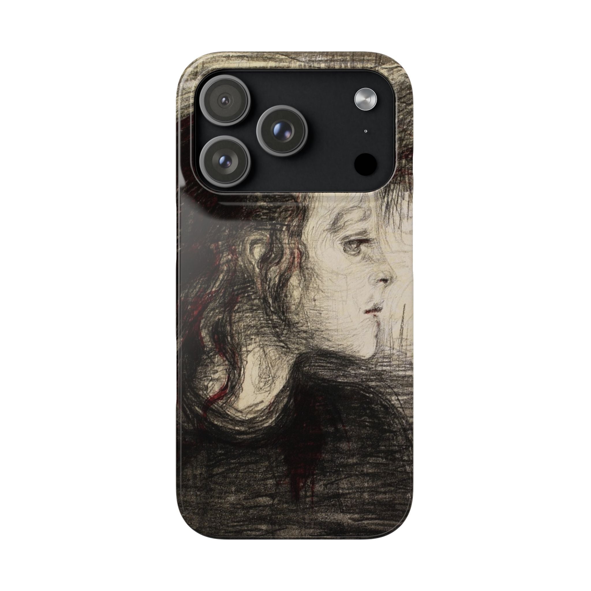 The Sick Child by Edvard Munch - iPhone Slim Case