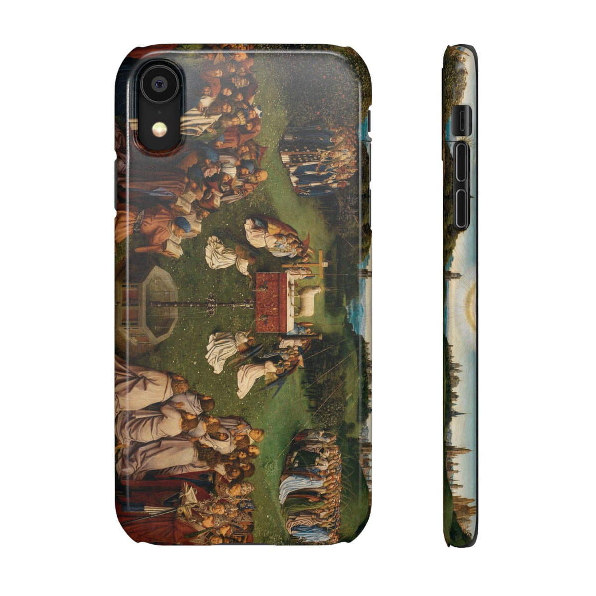 Adoration of the Lamb from the Ghent Altarpiece by Hubert van Eyck- iPhone Slim Case
