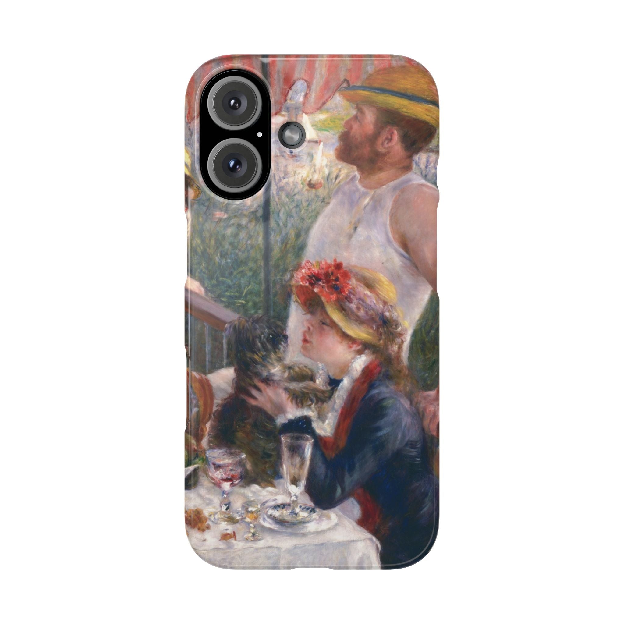 Luncheon of the Boating Party by Pierre Auguste Renoir - iPhone Slim Case