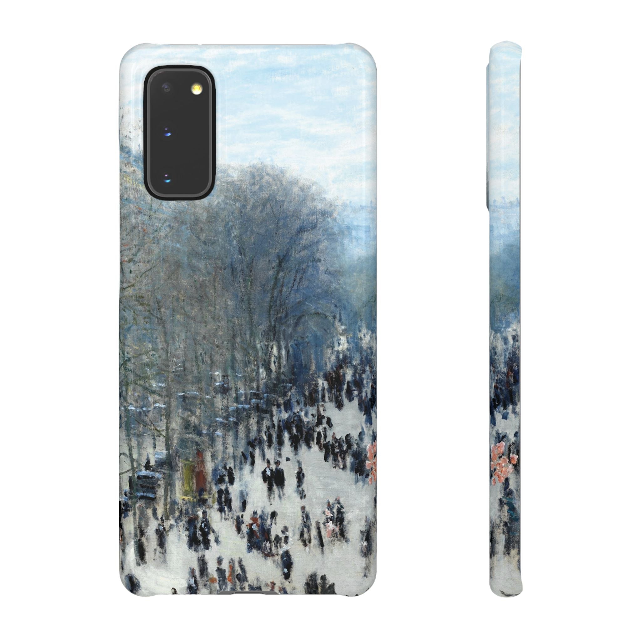 Boulevard des Capucines by Claude Monet - Samsung Slim Case