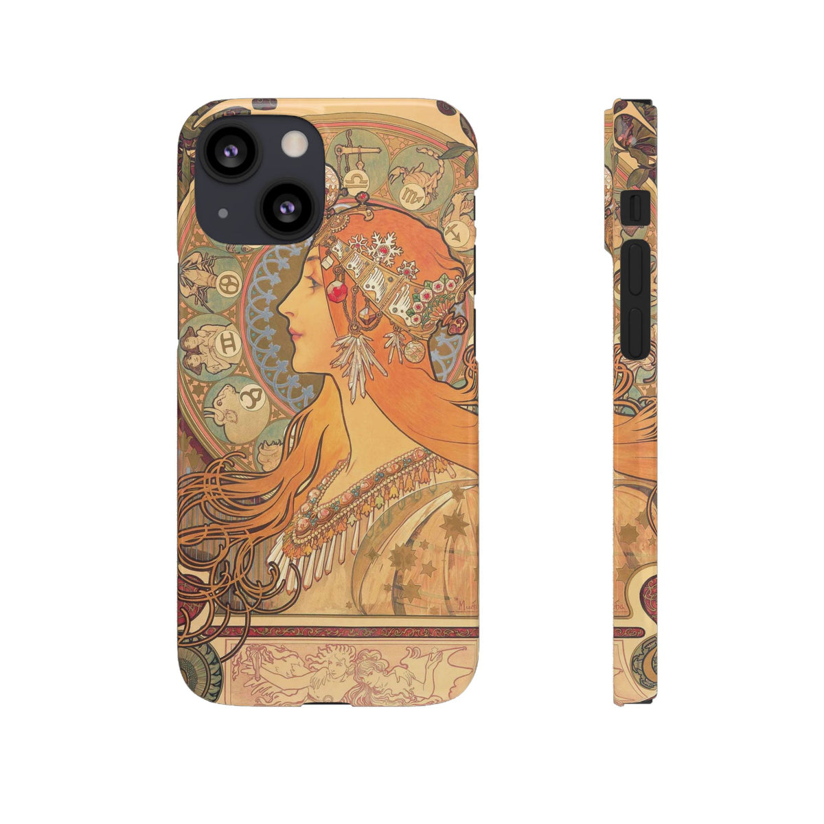 Zodiac by Alphonse Mucha - iPhone Slim Case